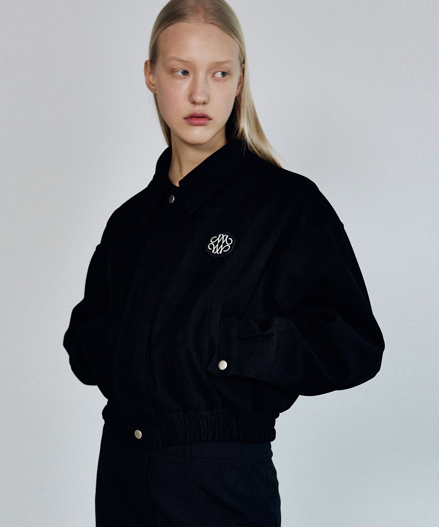 ブルゾン NICK&NICOLE NICOLE OVERSIZED BLOUSON JUMPER 5BJH646 NICOLE OVERSIZED BLOUSON JUMPER_CREAM - 닉앤니콜