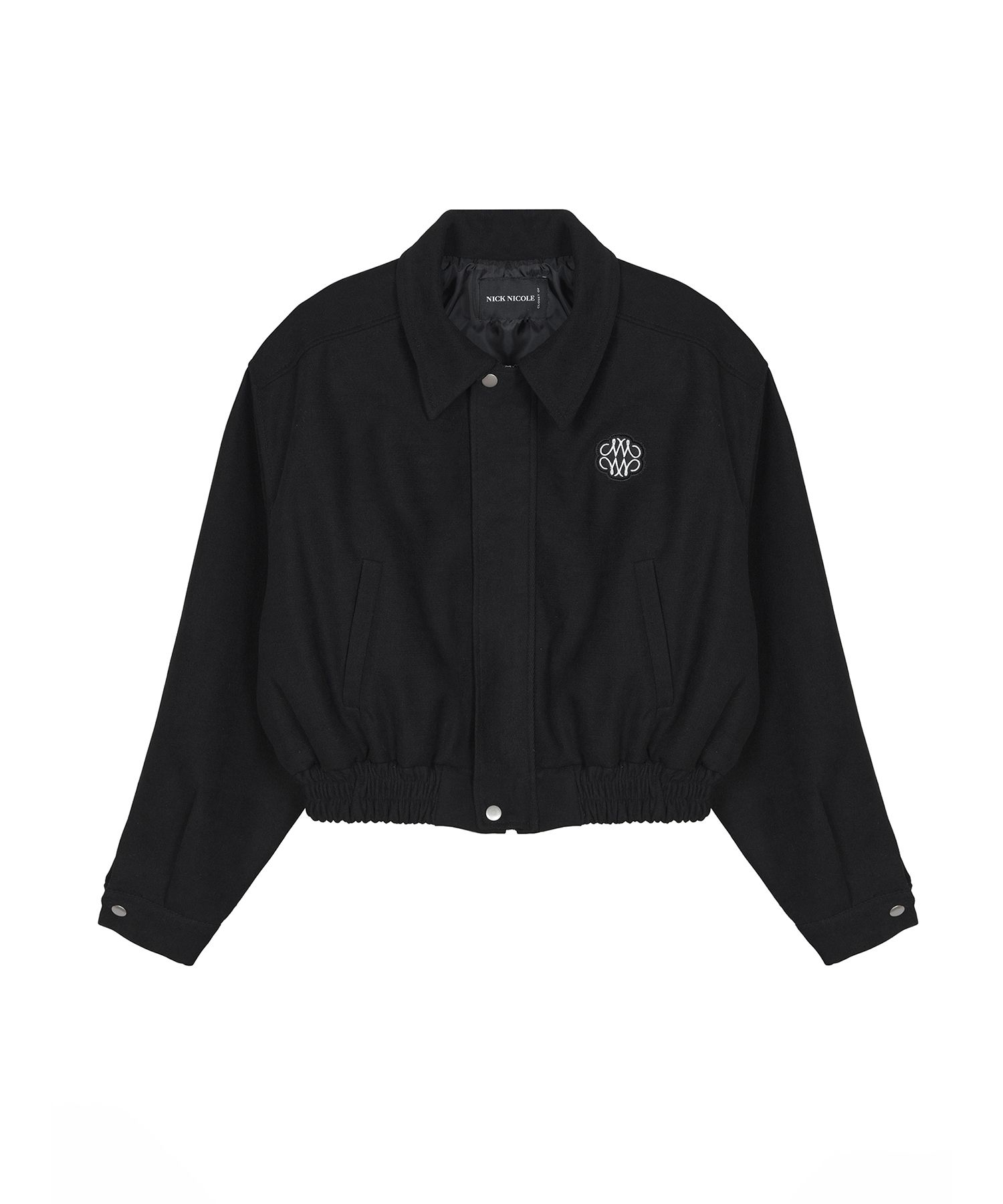 MUSINSA公式 | NICK&NICOLE NICOLE STANDARD BLOUSON JACKET_BLACK