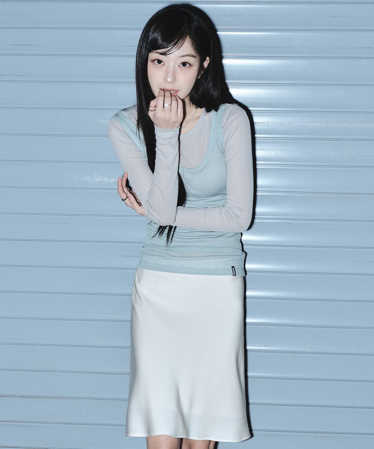 닉앤니콜(NICK&NICOLE) [ESSENTIAL] WOOL TENCEL TEE_8 COLOR