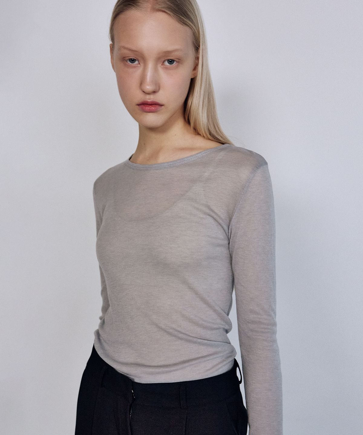 닉앤니콜(NICK&NICOLE) [ESSENTIAL] WOOL TENCEL TEE_8 COLOR