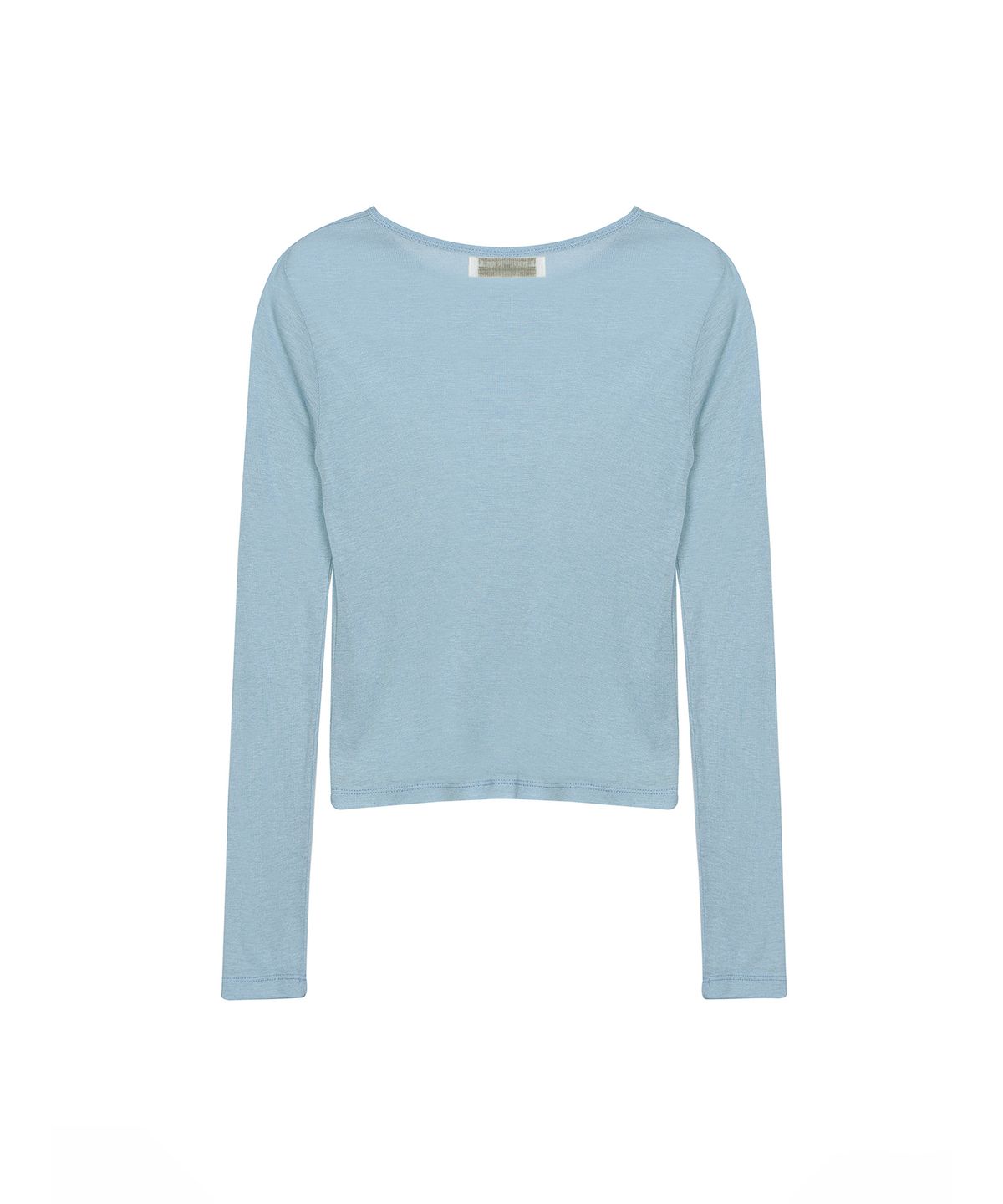 닉앤니콜(NICK&NICOLE) [ESSENTIAL] WOOL TENCEL TEE_SKY BLUE