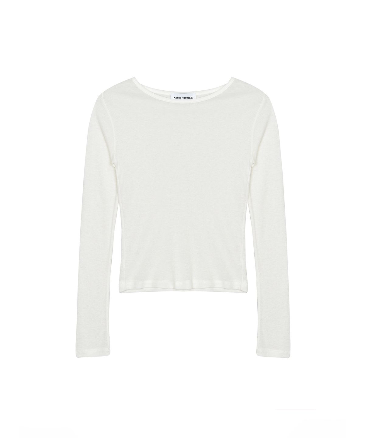 닉앤니콜(NICK&NICOLE) [ESSENTIAL] WOOL TENCEL TEE_IVORY