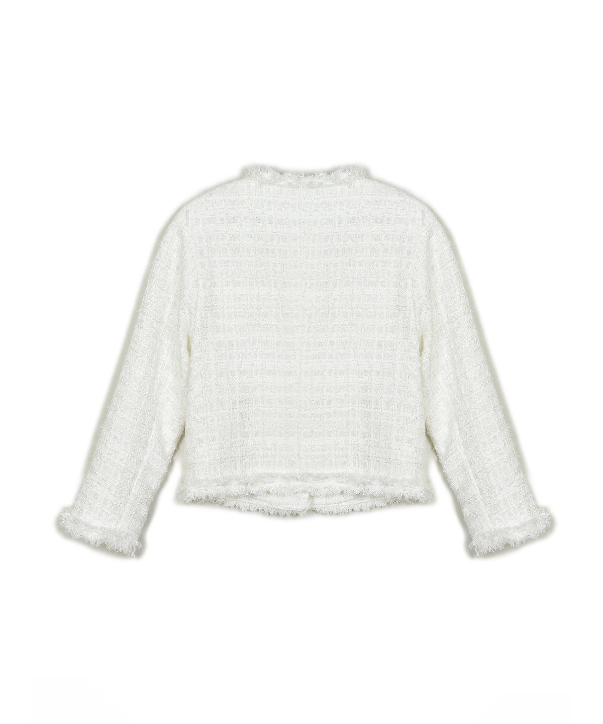닉앤니콜(NICK&NICOLE) TRIMMING TWEED JACKET_IVORY