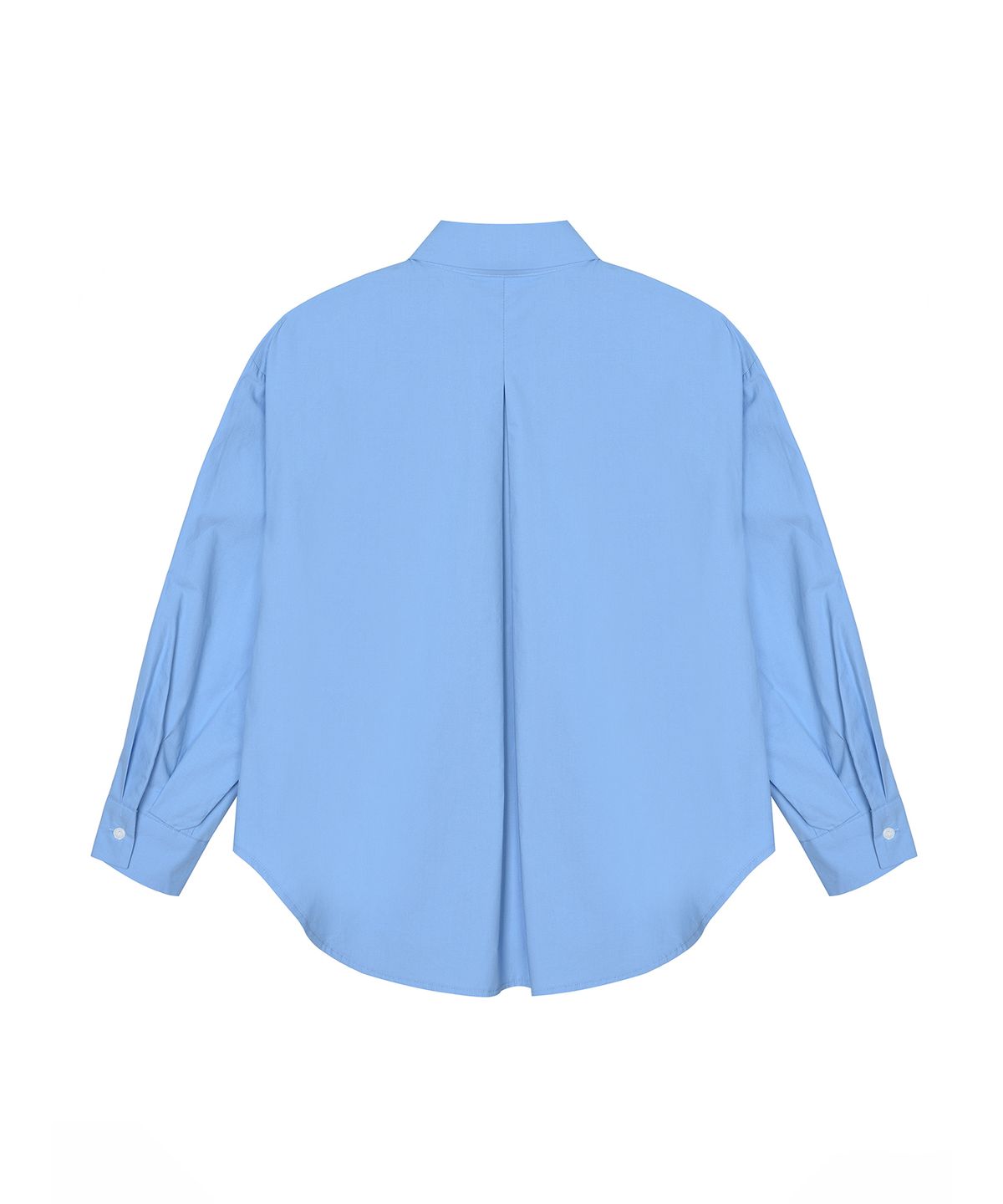 닉앤니콜(NICK&NICOLE) OVERFIT PAPER COTTON BUTTERFLY SHIRT_BLUE