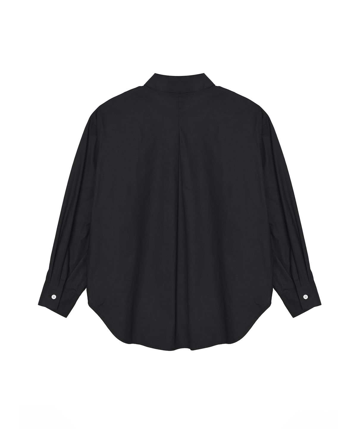 닉앤니콜(NICK&NICOLE) OVERFIT PAPER COTTON BUTTERFLY SHIRT_BLACK