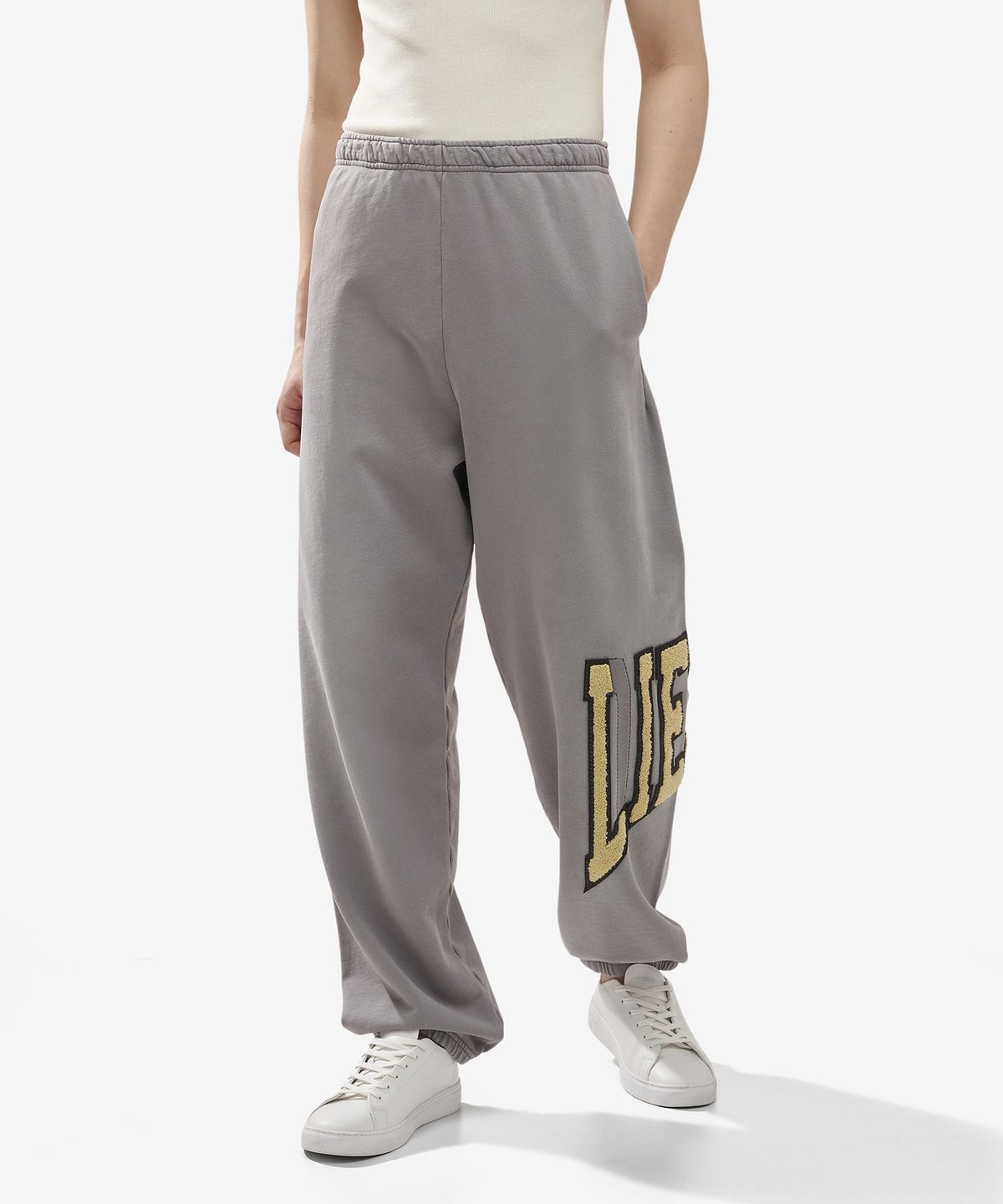 디젤(DIESEL) P 마치 스웻 팬츠 - 그레이 / A121250EPAI9BX