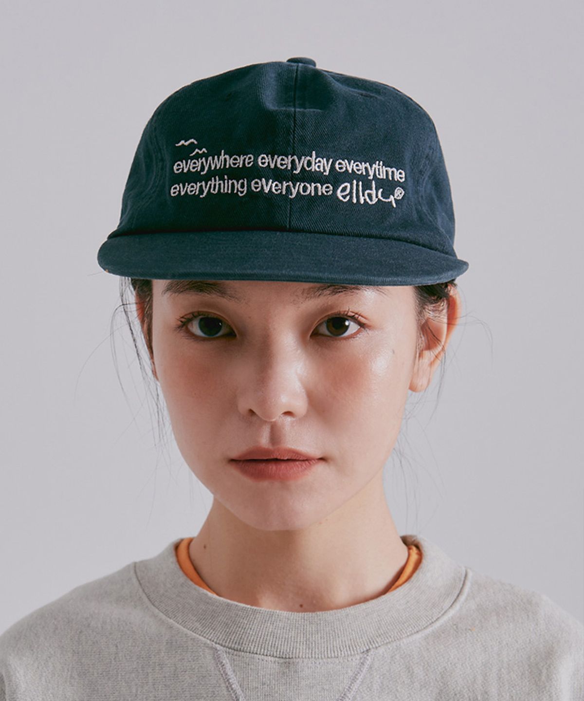 엘두(ELLDU) 에브리 스티치 캡 네이비
