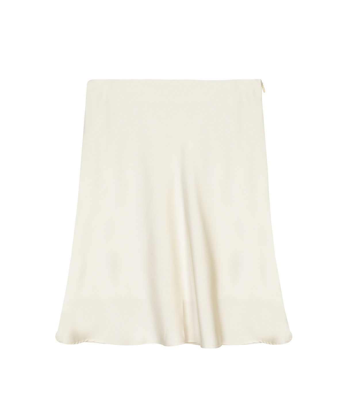 닉앤니콜(NICK&NICOLE) MINI SATIN FLARE SKIRT_CREAM