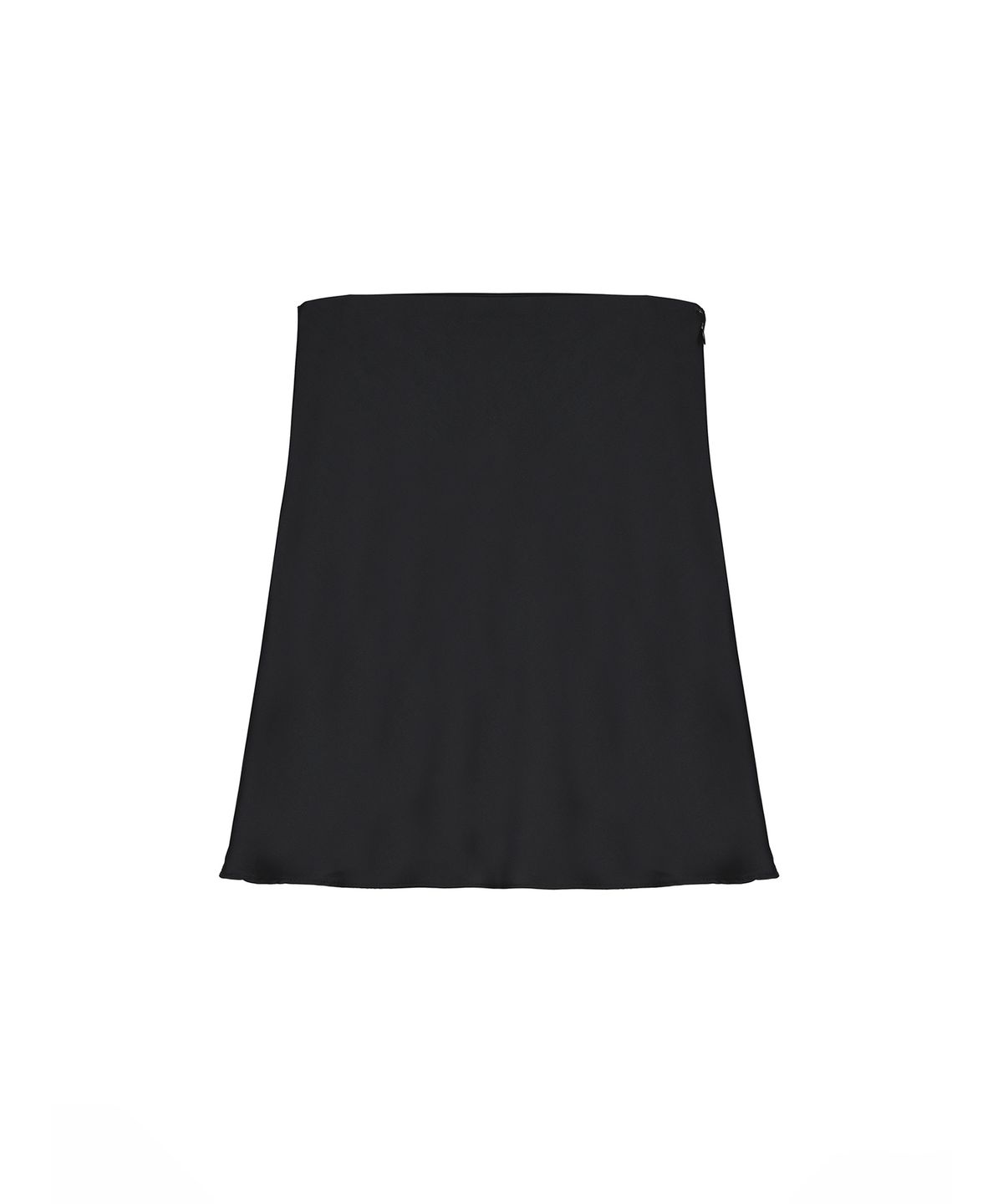 닉앤니콜(NICK&NICOLE) MINI SATIN FLARE SKIRT_BLACK