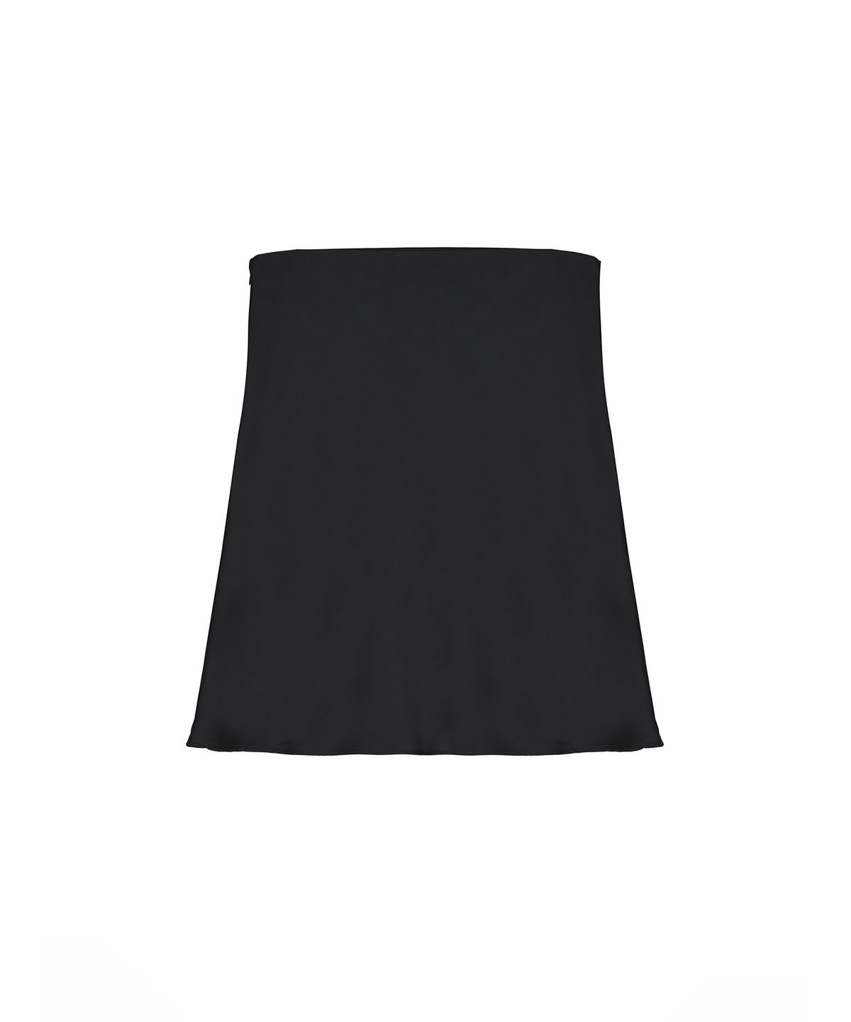 닉앤니콜(NICK&NICOLE) MINI SATIN FLARE SKIRT_BLACK