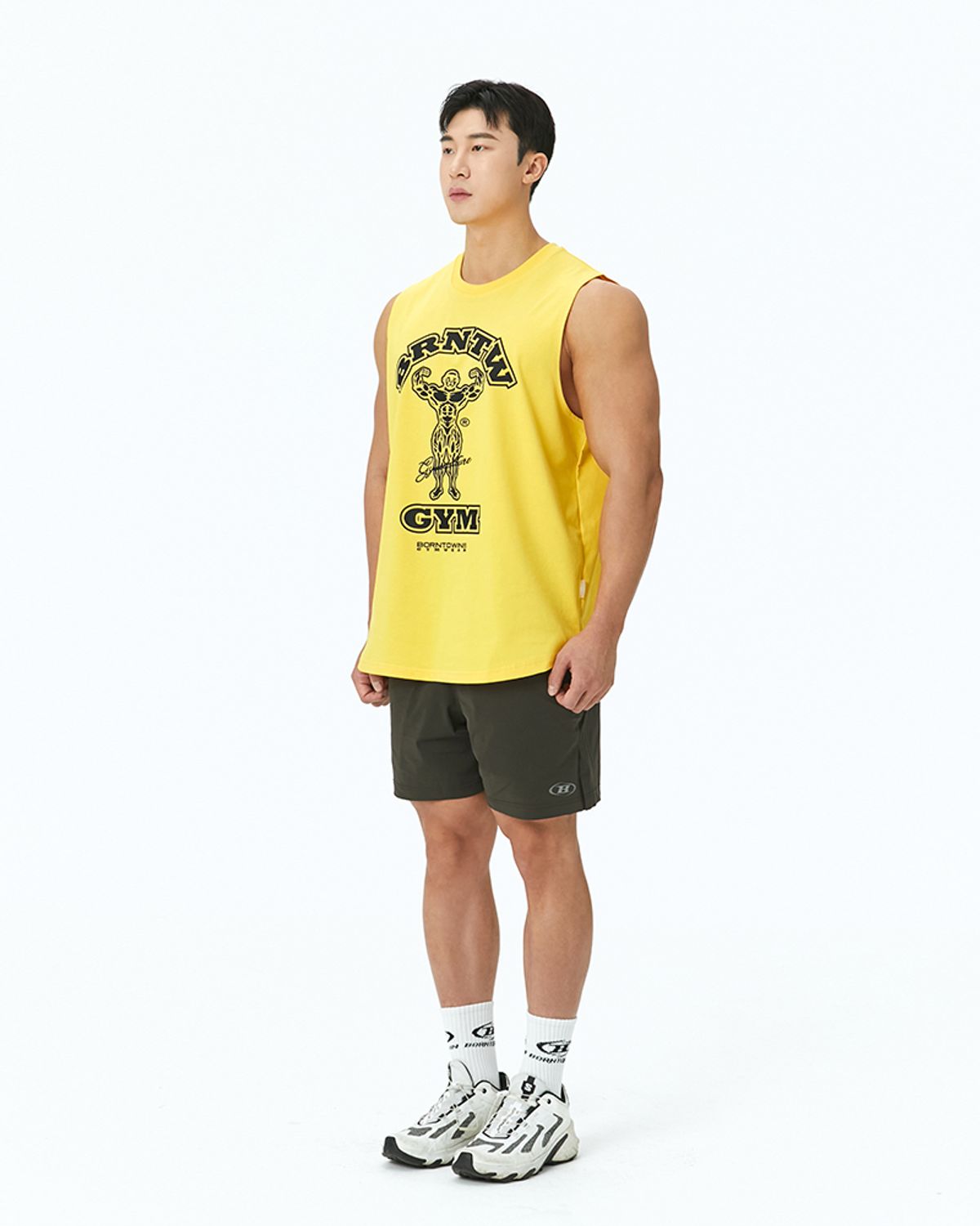본투윈(BORN TO WIN) RAISEBORN COMFORT FIT SLEEVELESS [YELLOW]