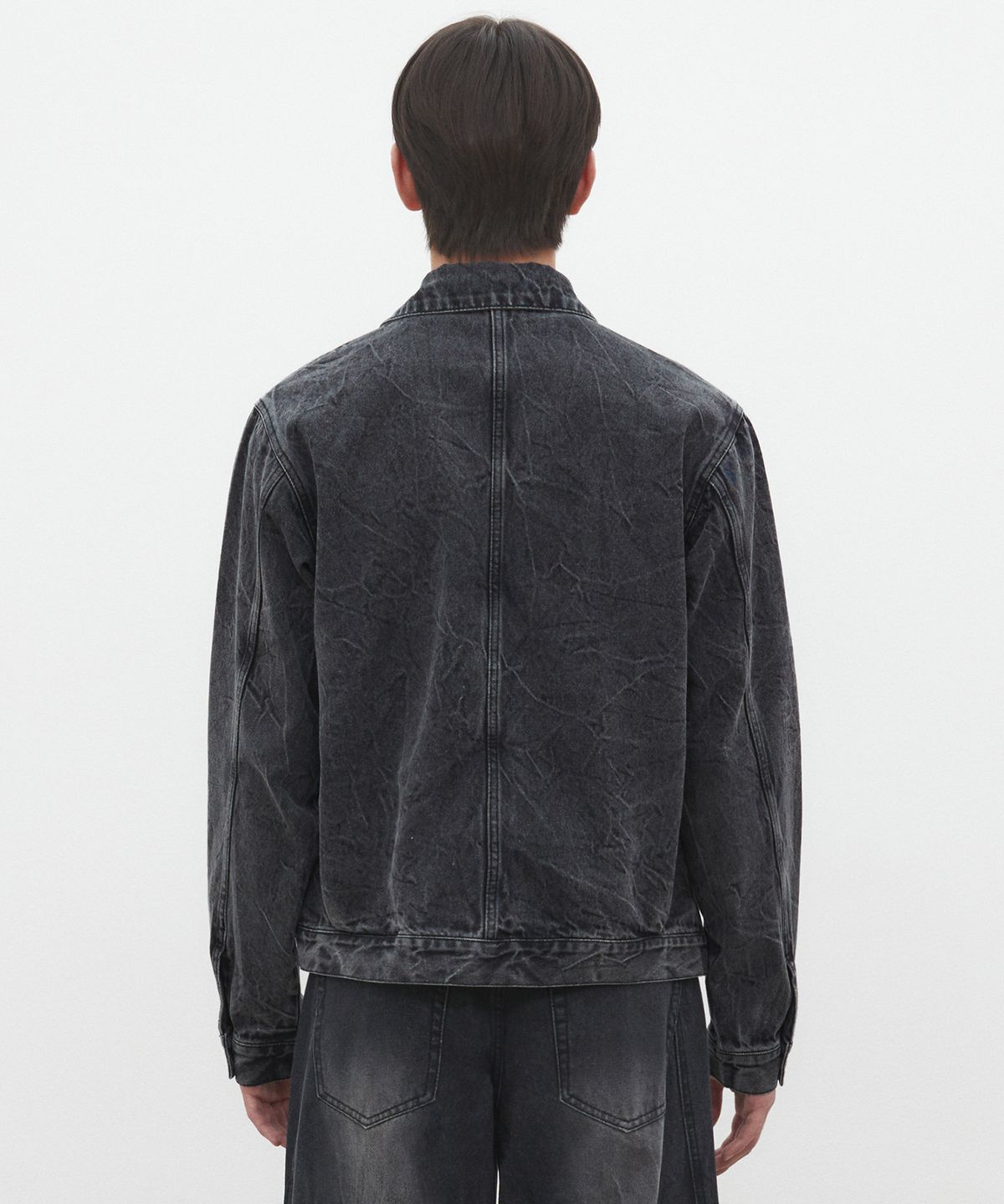 데케트(DECET) Dawn Denim Jacket DCJK001Black