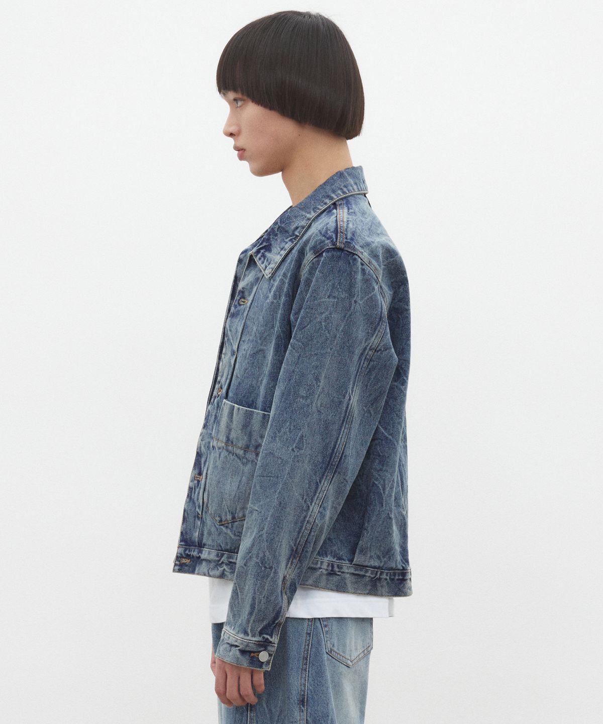 데케트(DECET) Dawn Denim Jacket DCJK001Blue