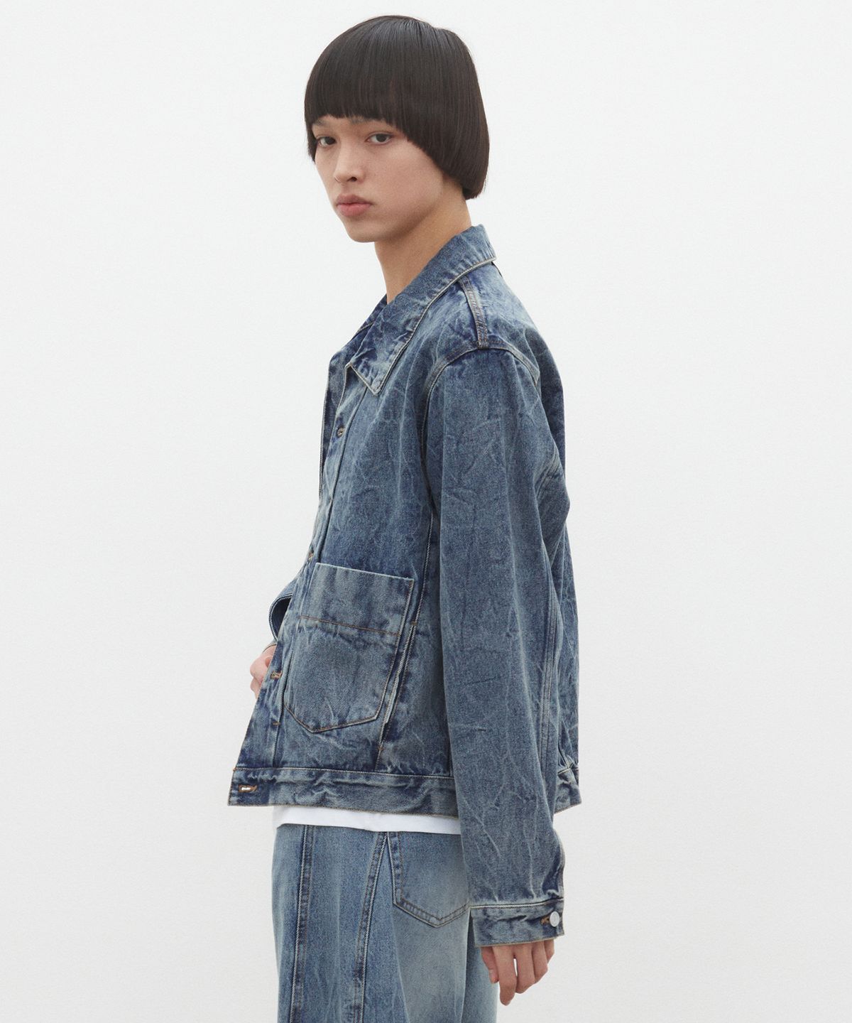 데케트(DECET) Dawn Denim Jacket DCJK001Blue