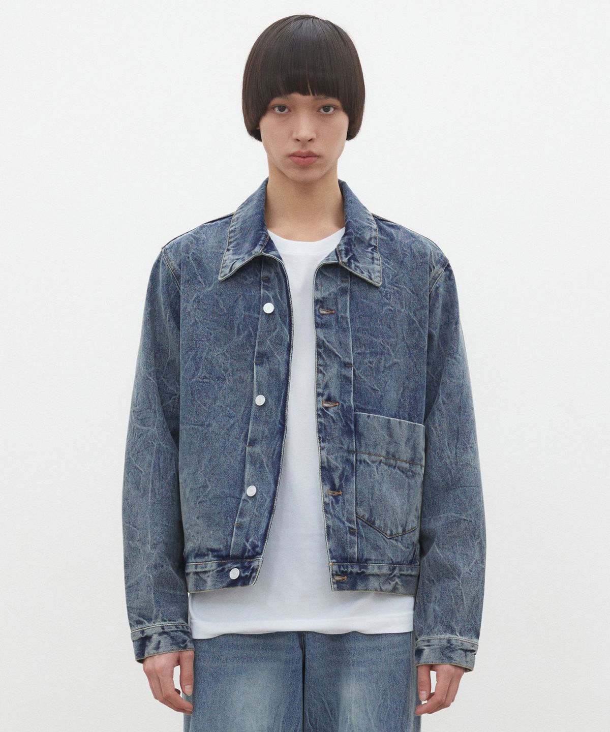 데케트(DECET) Dawn Denim Jacket DCJK001Blue