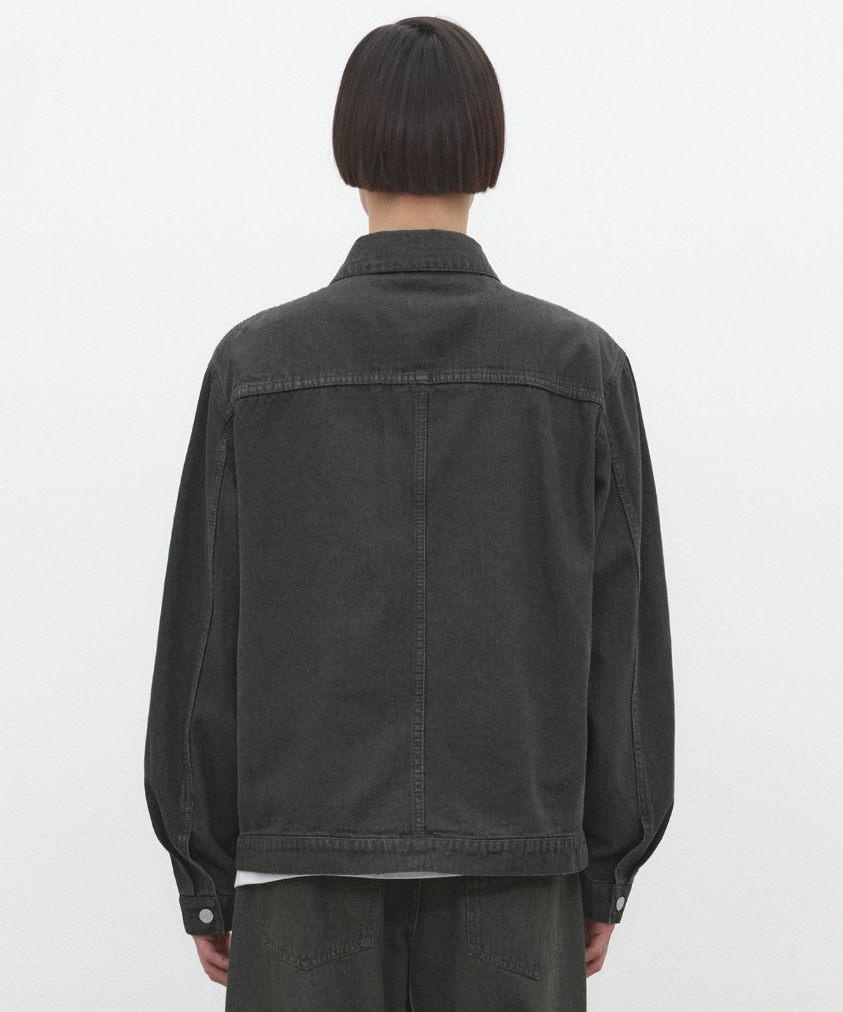 데케트(DECET) Denim Zip Jacket DCJK002DKhaki