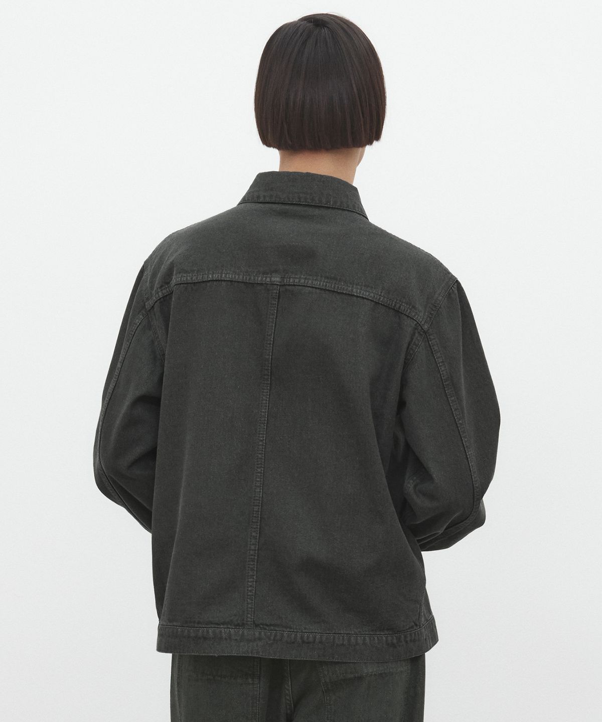데케트(DECET) Denim Zip Jacket DCJK002DKhaki