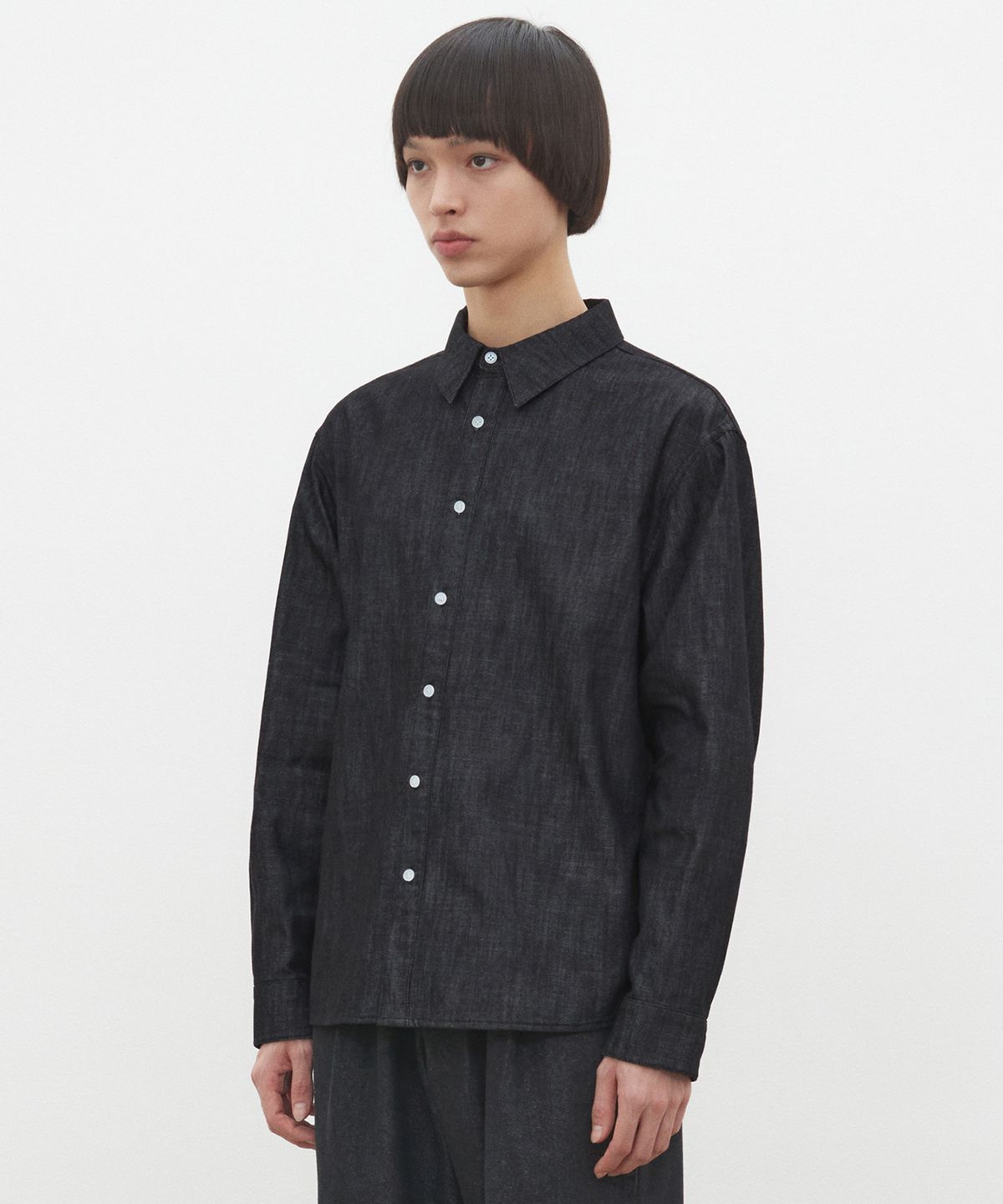 데케트(DECET) Denim Shirts DCSH001Black