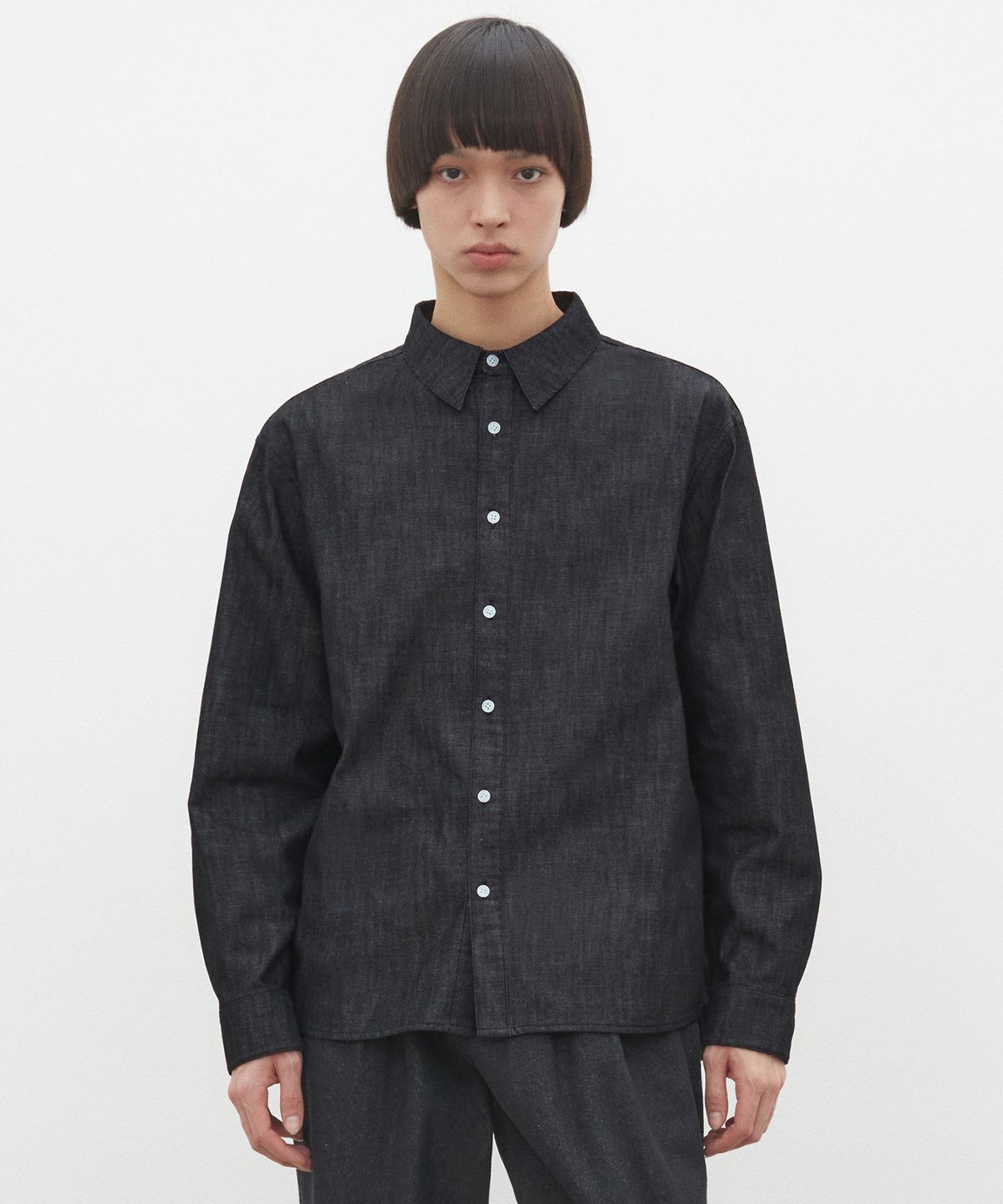 데케트(DECET) Denim Shirts DCSH001Black