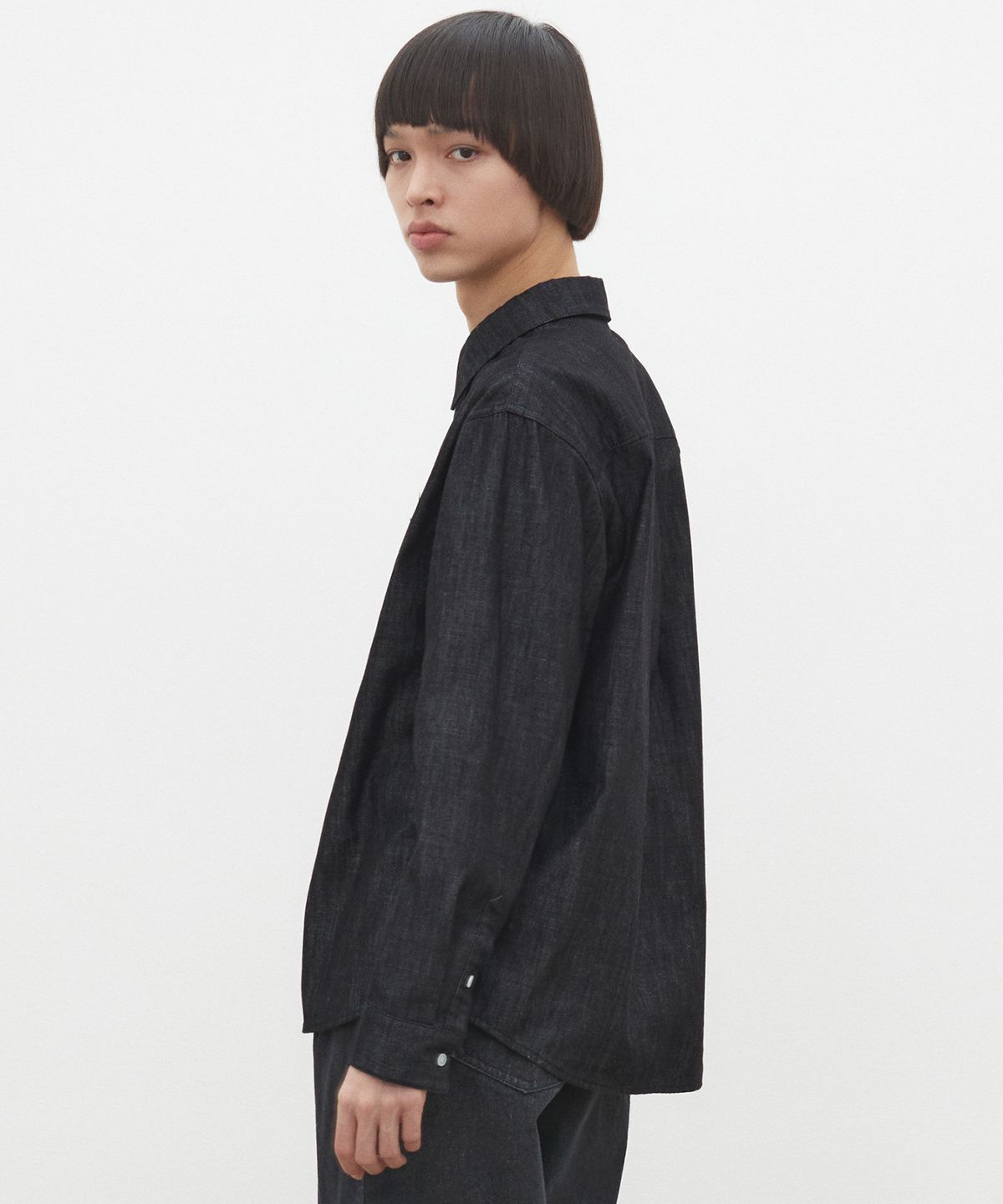 데케트(DECET) Denim Shirts DCSH001Black