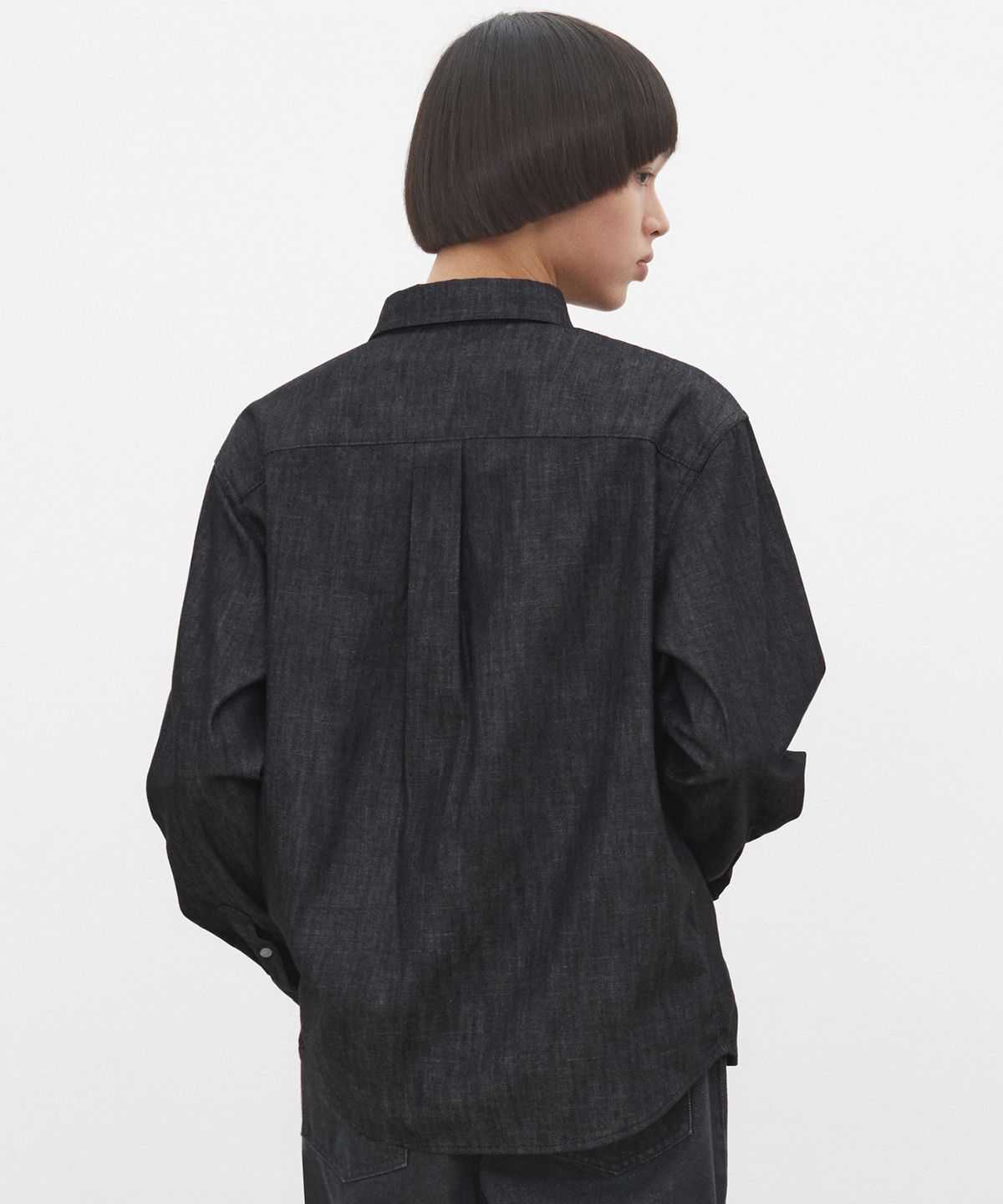 데케트(DECET) Denim Shirts DCSH001Black