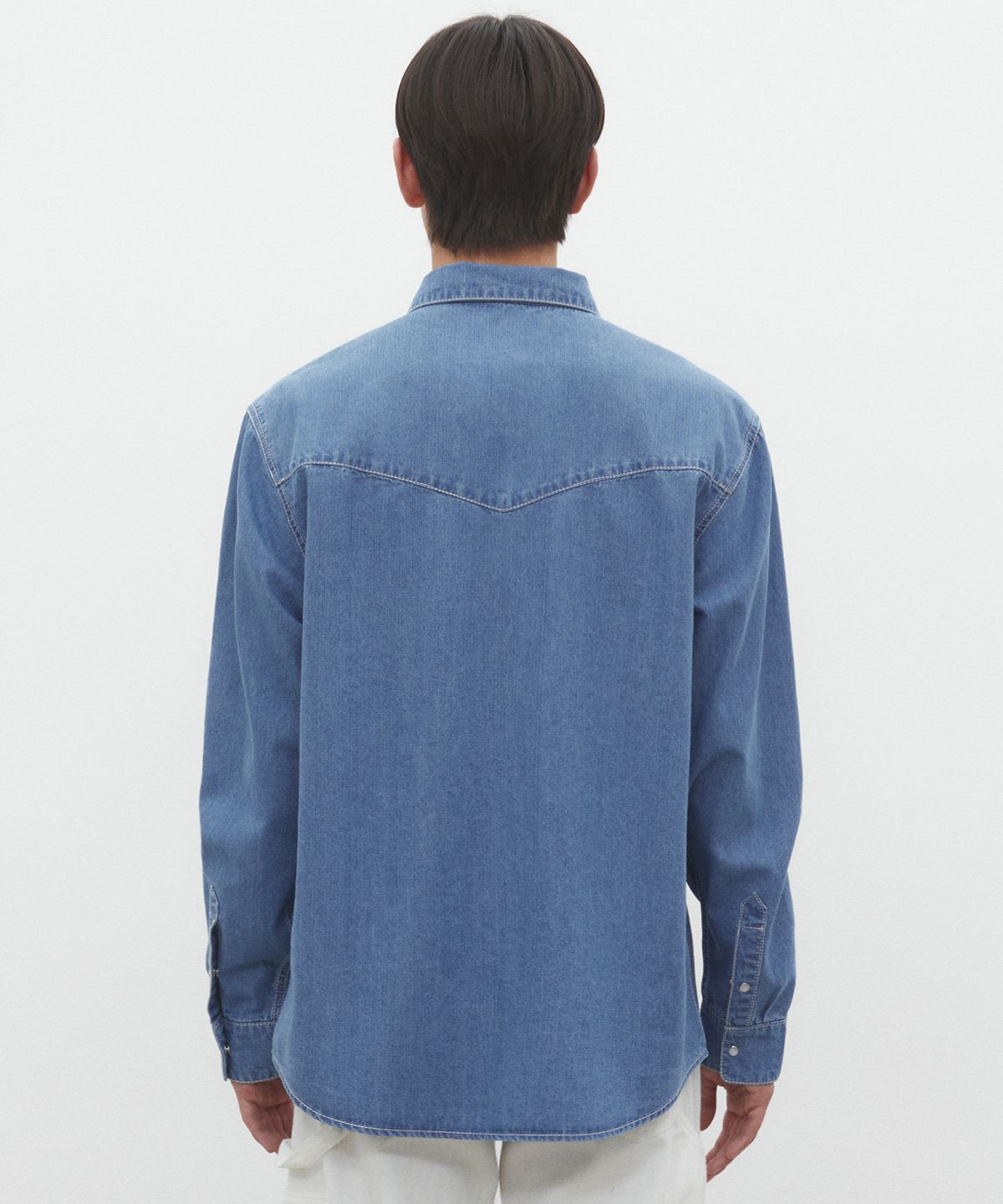 데케트(DECET) Western Denim Shirts DCSH002LightBlue