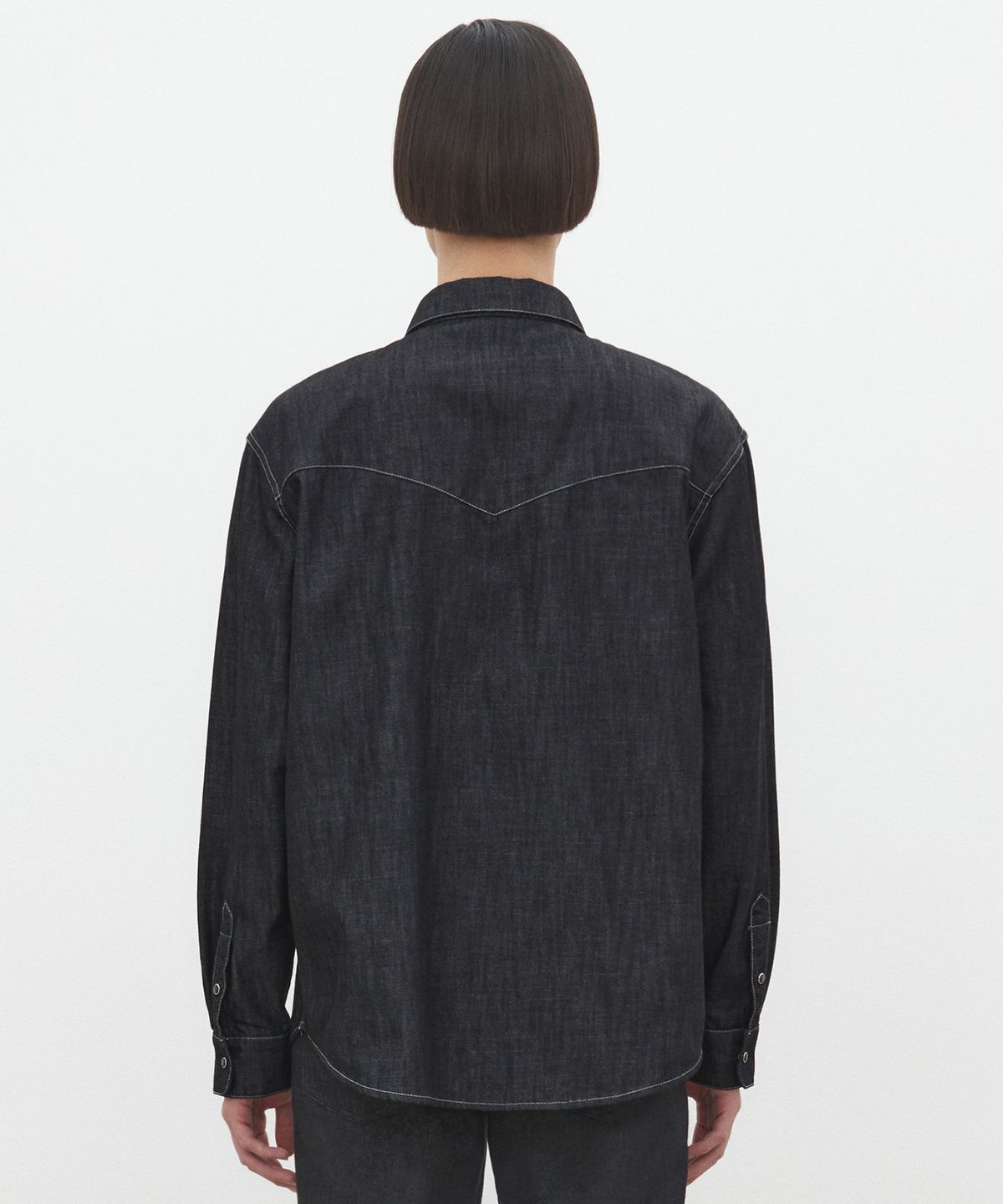 데케트(DECET) Western Denim Shirts DCSH002Black