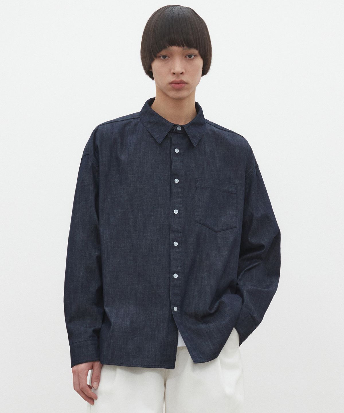 데케트(DECET) Over Denim Shirts DCSH003Indigo