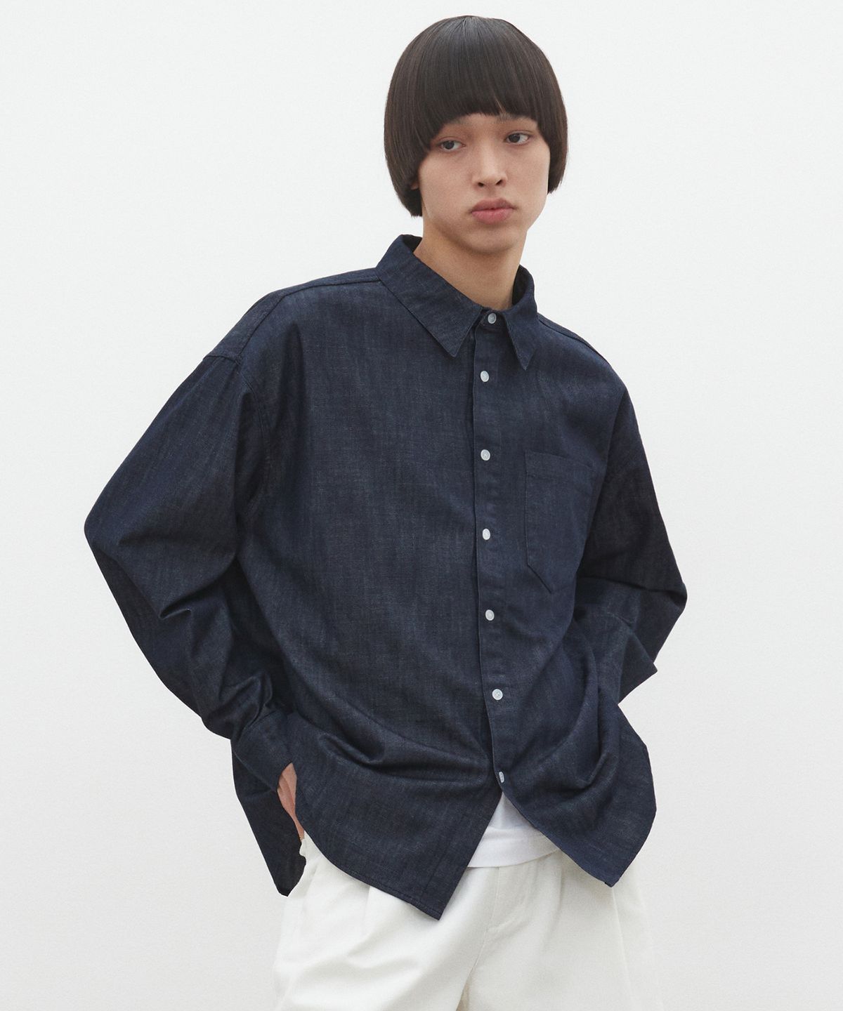 데케트(DECET) Over Denim Shirts DCSH003Indigo