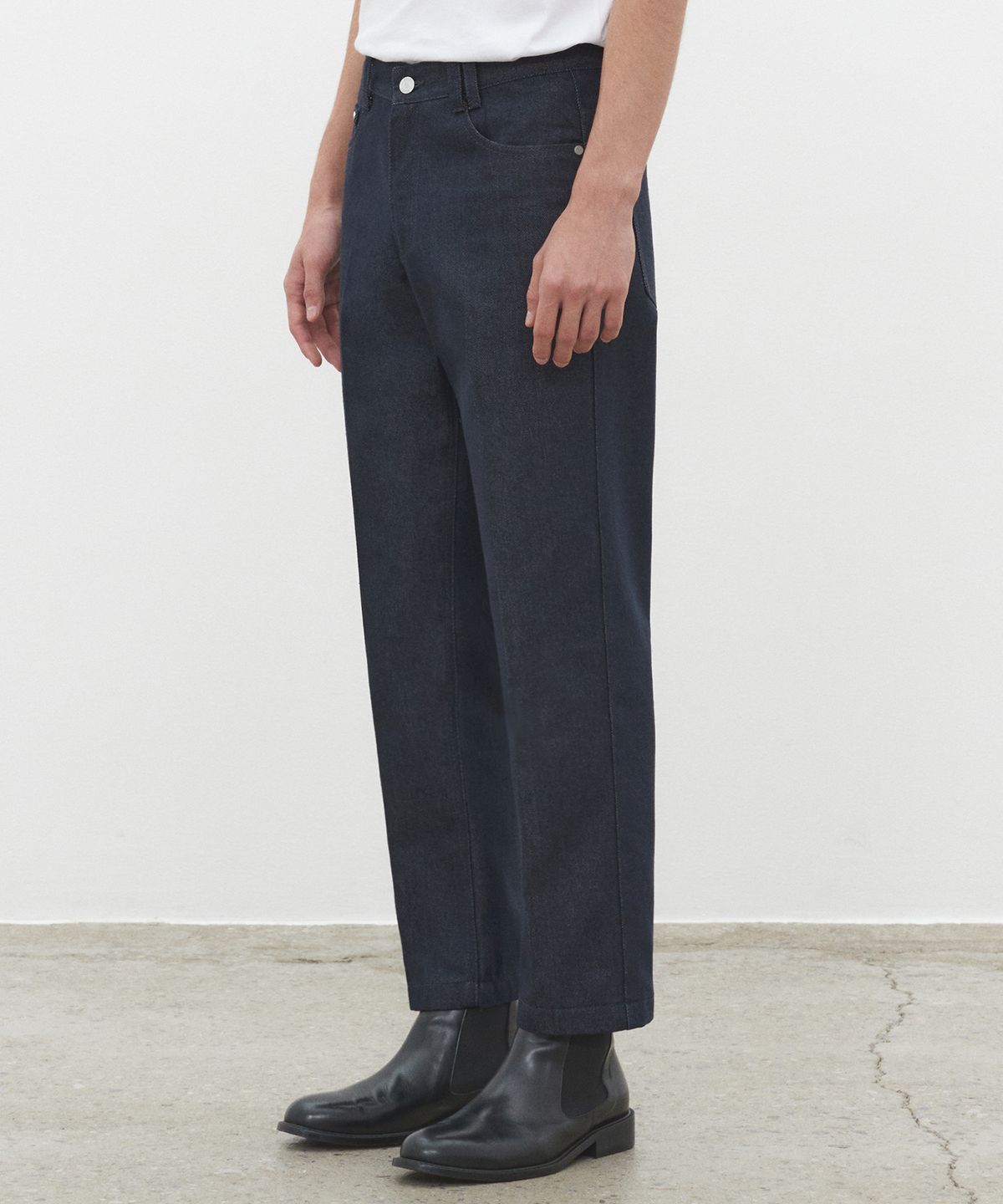 데케트(DECET) Dawn Cropped Tapered Jeans DCPT001CPIndigo2