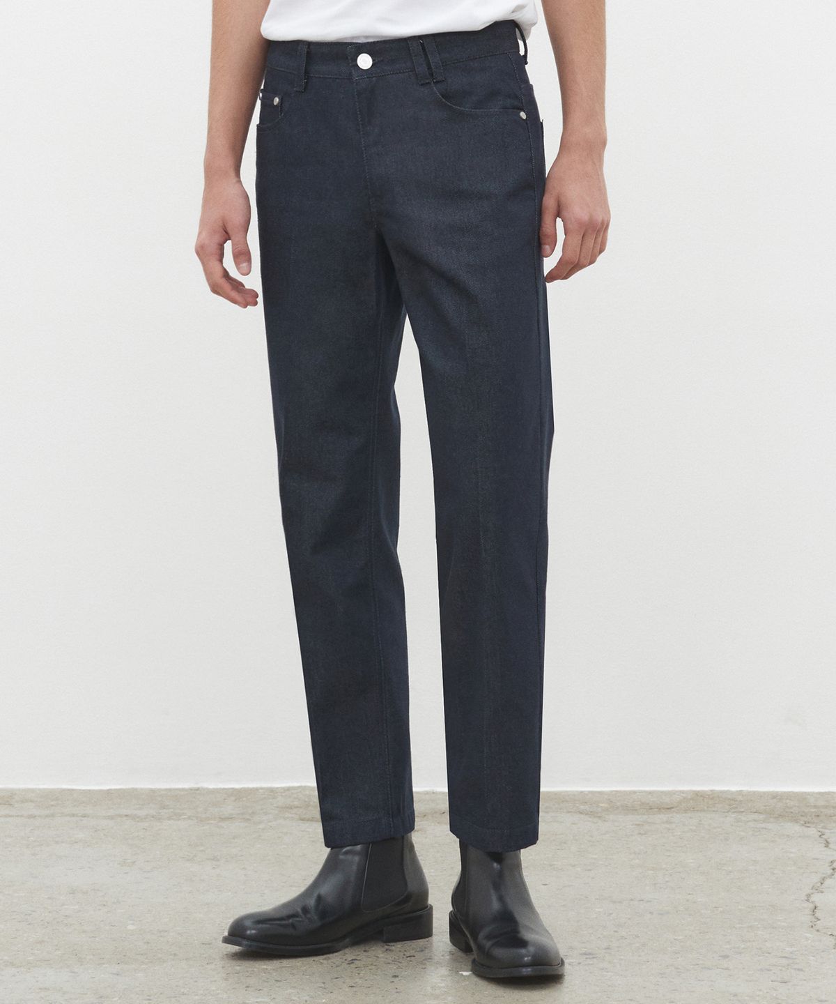 데케트(DECET) Dawn Cropped Tapered Jeans DCPT001CPIndigo2