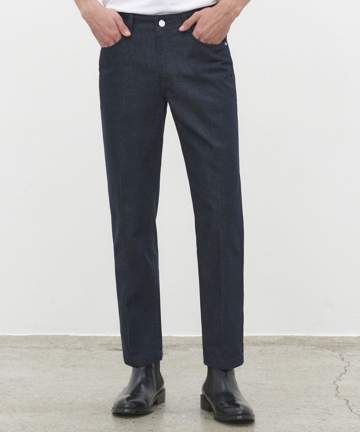 데케트(DECET) Dawn Cropped Tapered Jeans DCPT001CPIndigo2