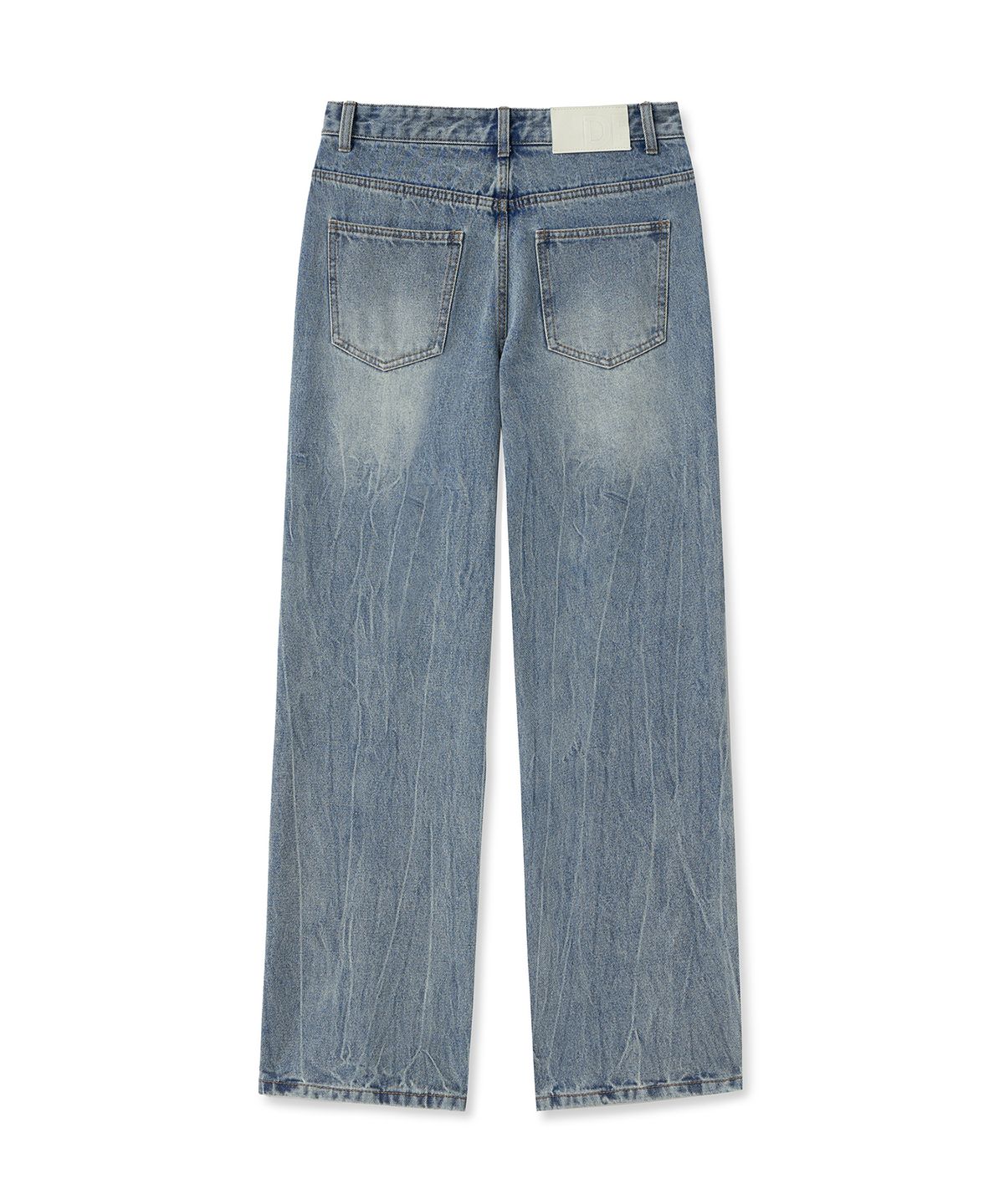 데케트(DECET) Dawn Semi Wide Jeans DCPT002CRBlue2