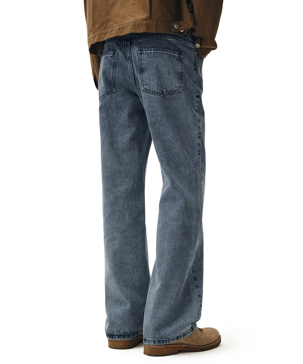 데케트(DECET) Dawn Semi Wide Jeans DCPT002STNGRBlue