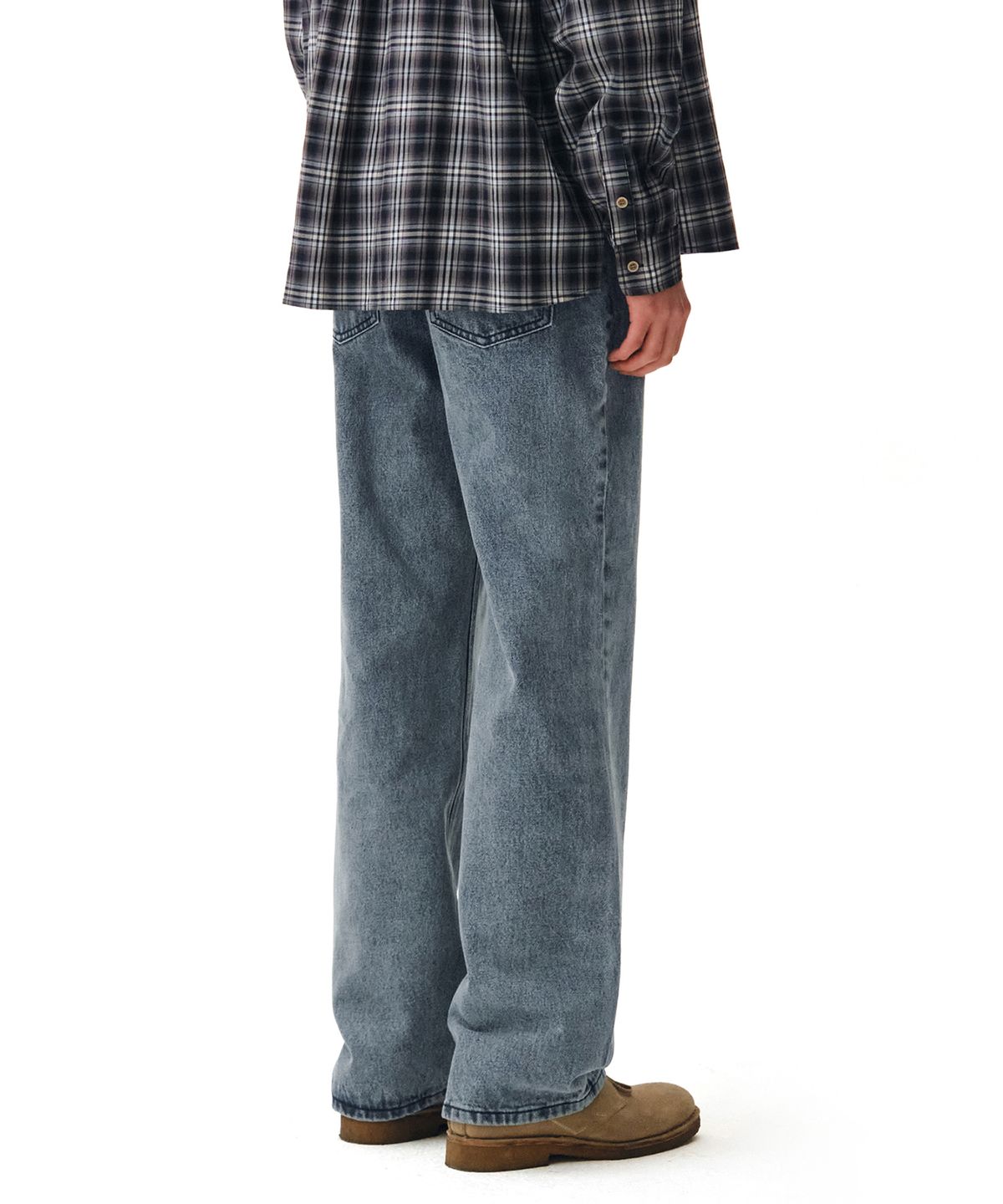 데케트(DECET) Dawn Semi Wide Jeans DCPT002STNGRBlue