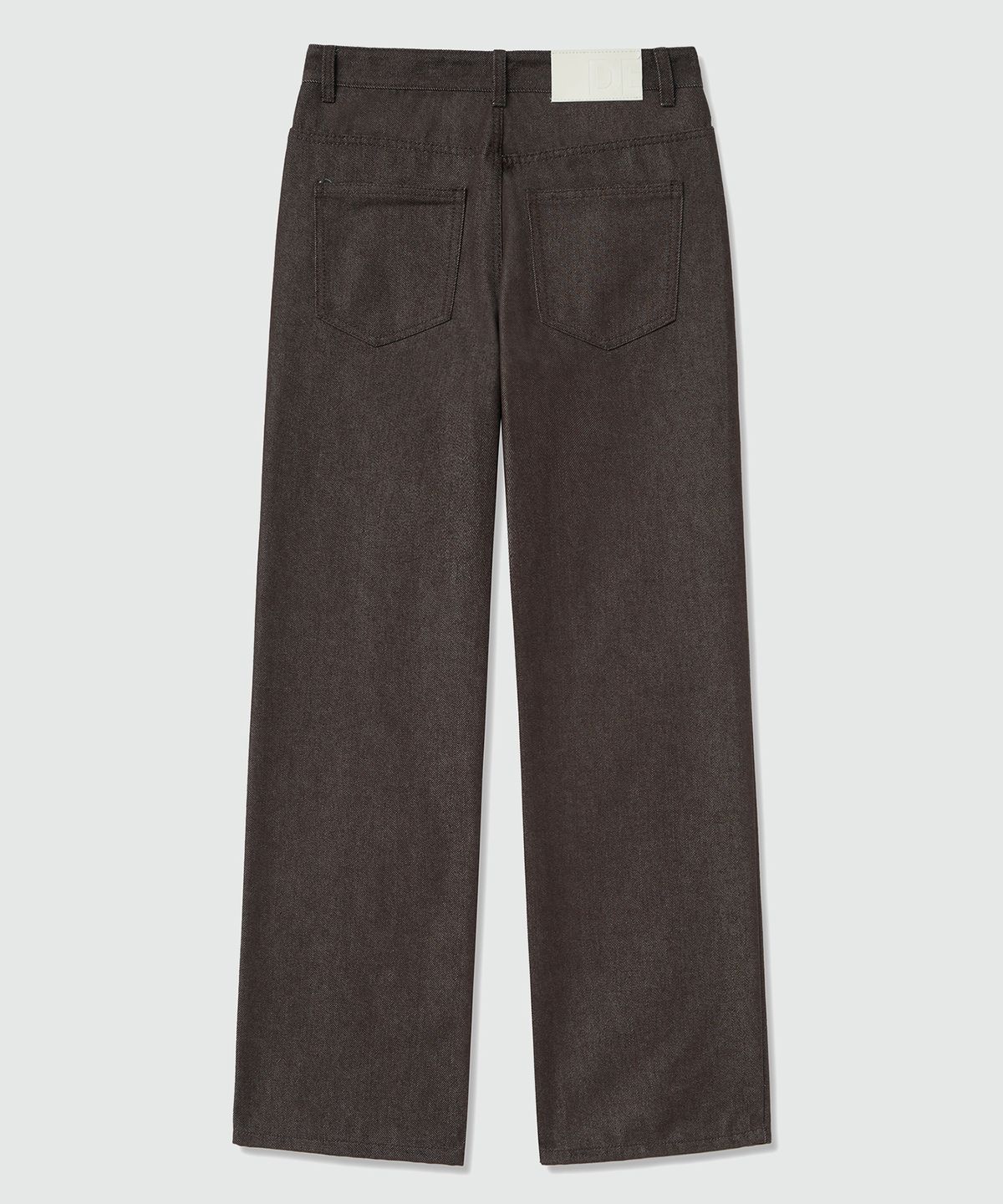 데케트(DECET) Dawn Semi Wide Jeans DCPT002CPBrown
