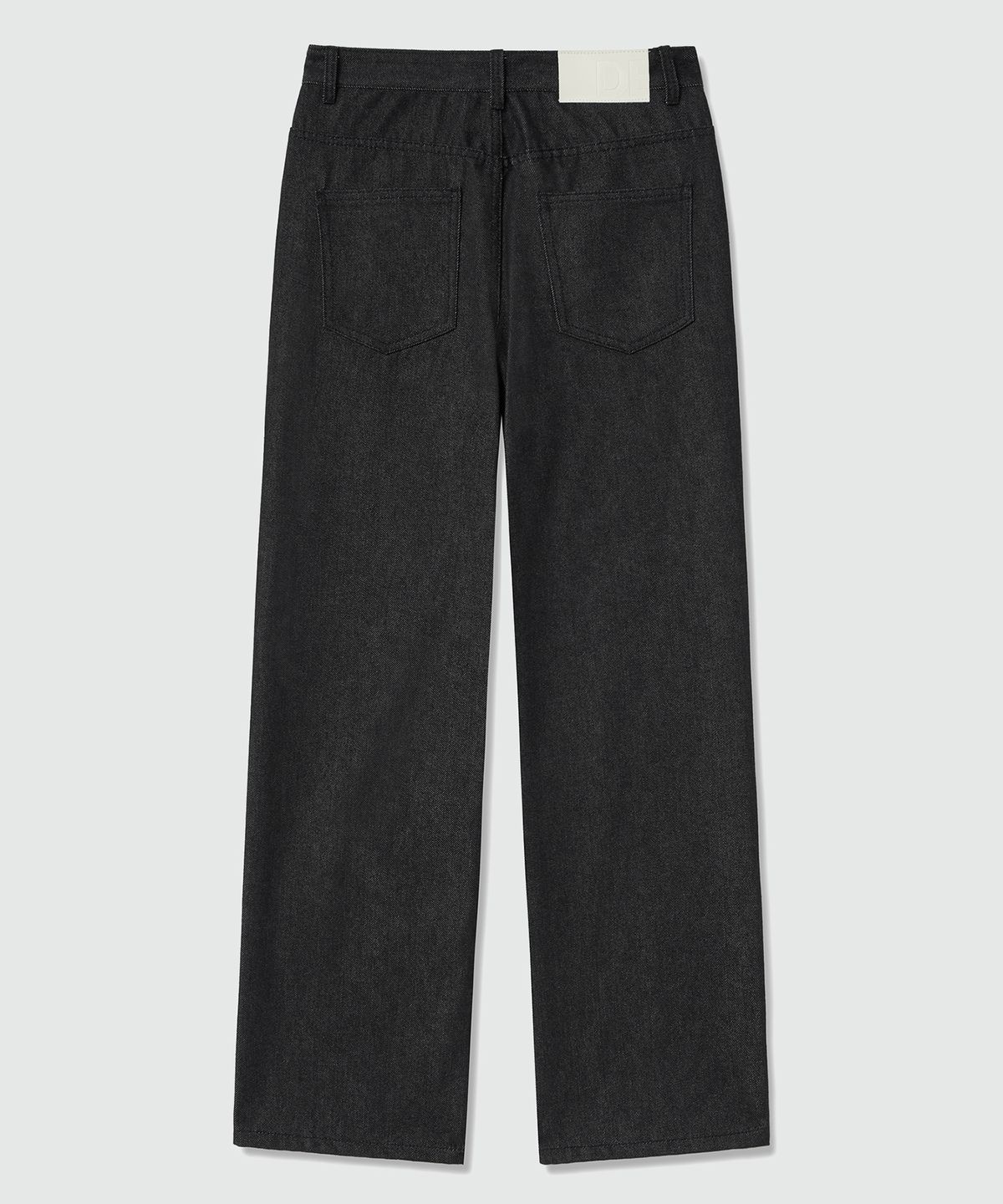 데케트(DECET) Dawn Semi Wide Jeans DCPT002CPBlack2