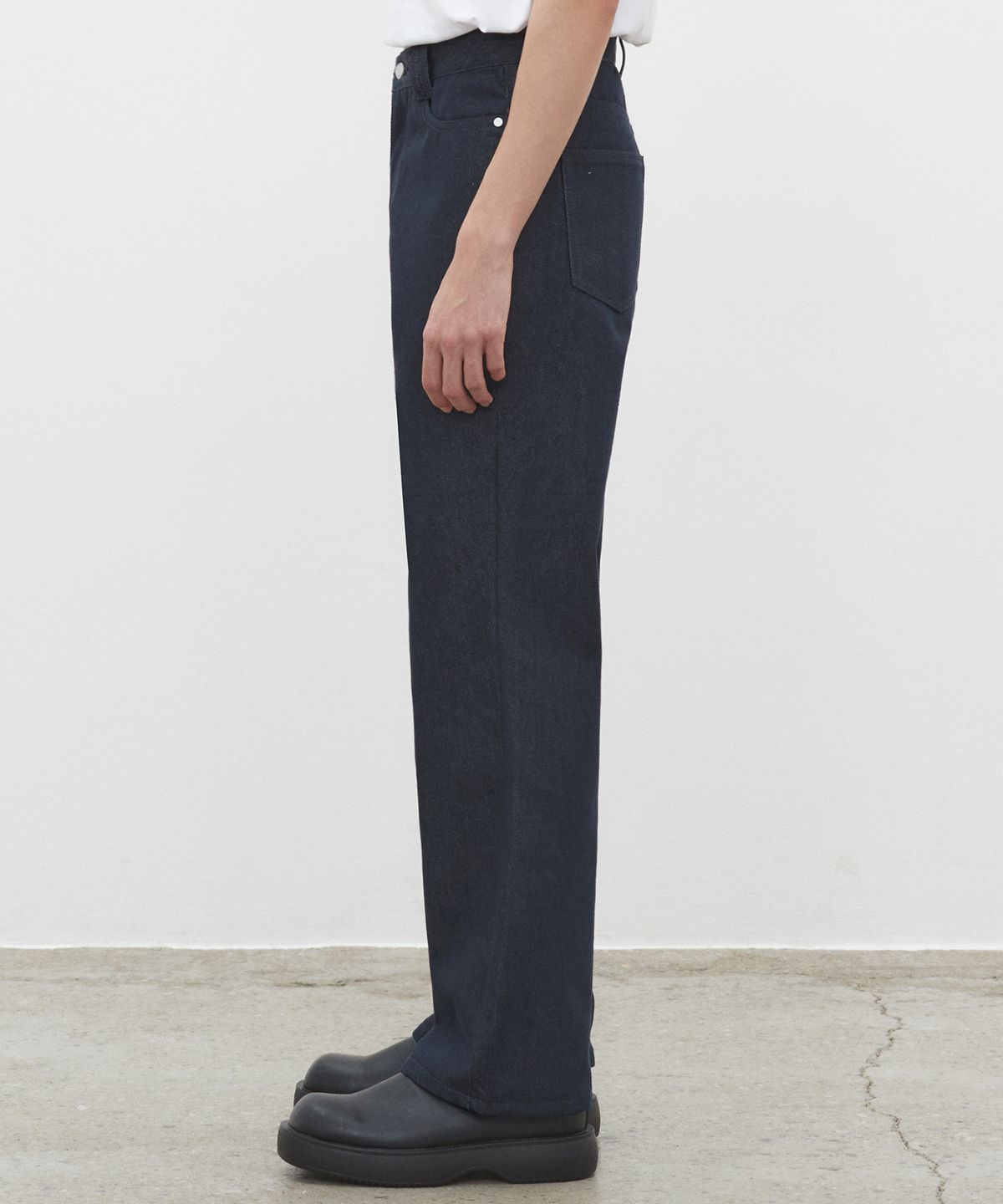 데케트(DECET) Dawn Semi Wide Jeans DCPT002CPIndigo2