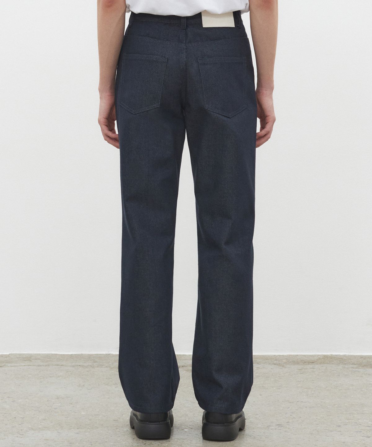 데케트(DECET) Dawn Semi Wide Jeans DCPT002CPIndigo2