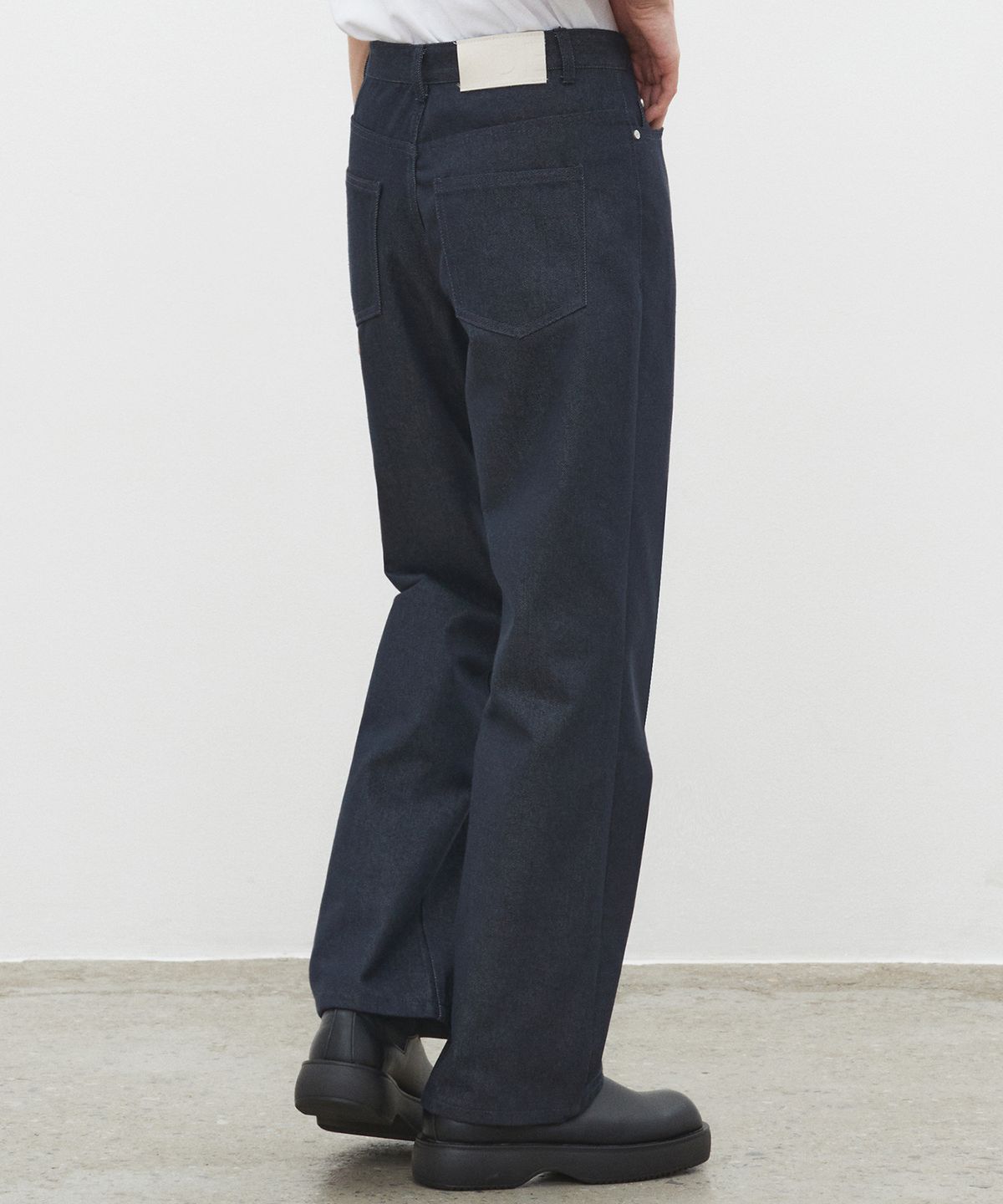데케트(DECET) Dawn Semi Wide Jeans DCPT002CPIndigo2
