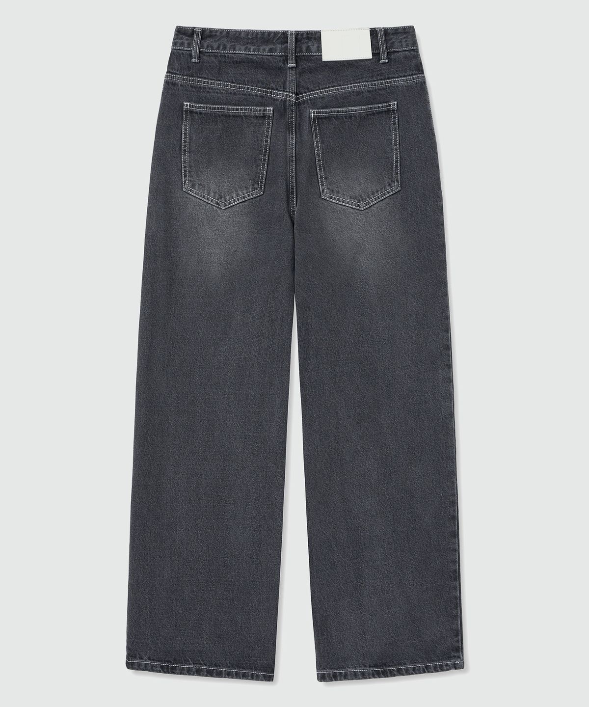 데케트(DECET) Dawn 2Pleats Wide Jeans DCPT007BRBlack