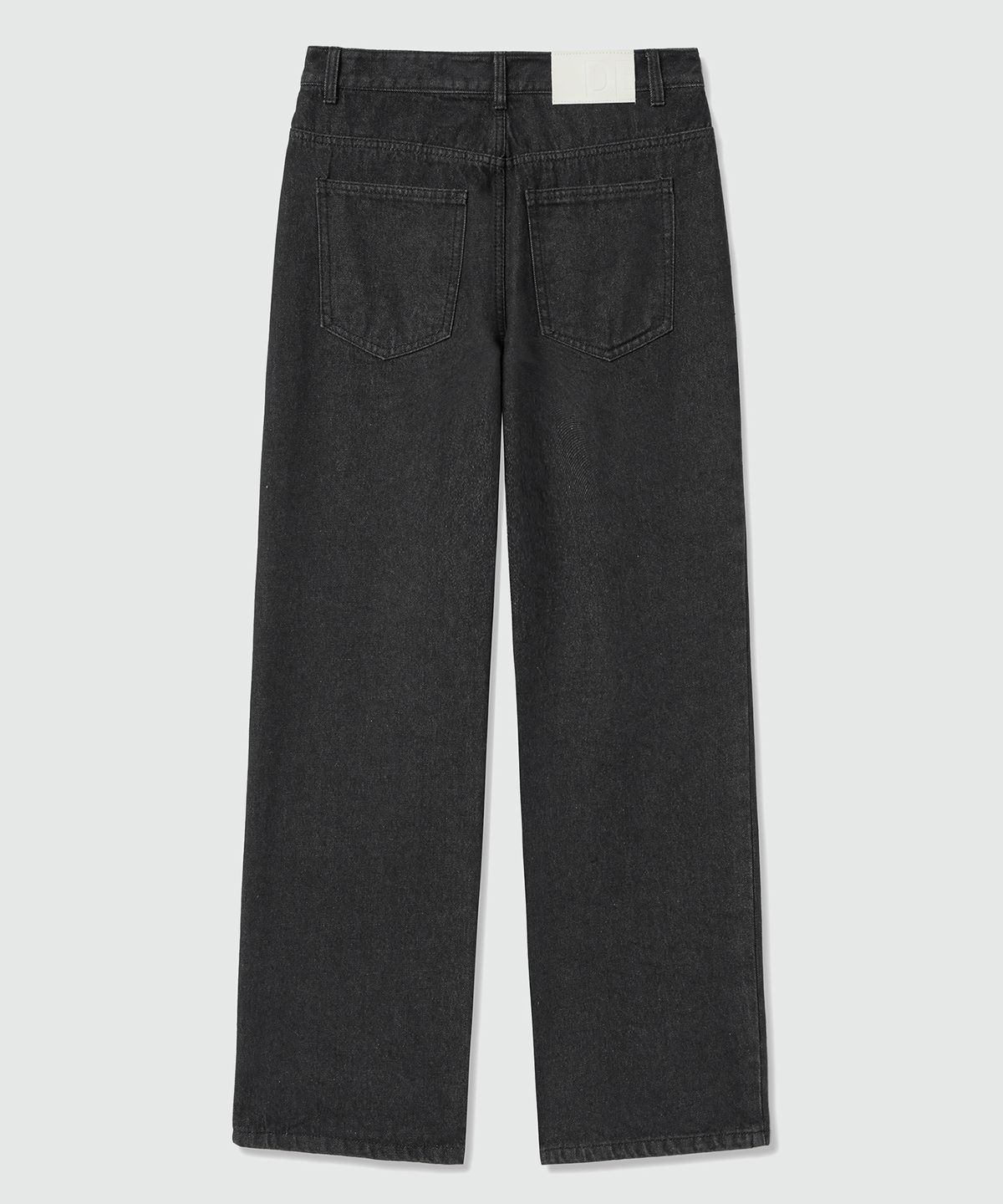 데케트(DECET) Dawn 2Pleats Wide Jeans DCPT007STNBlack