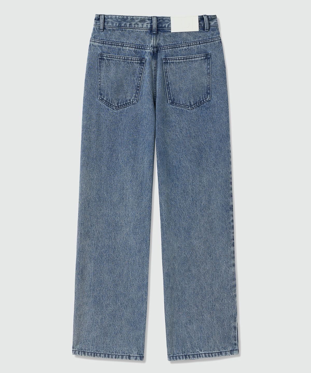 데케트(DECET) Dawn 2Pleats Wide Jeans DCPT007STNGRBlue