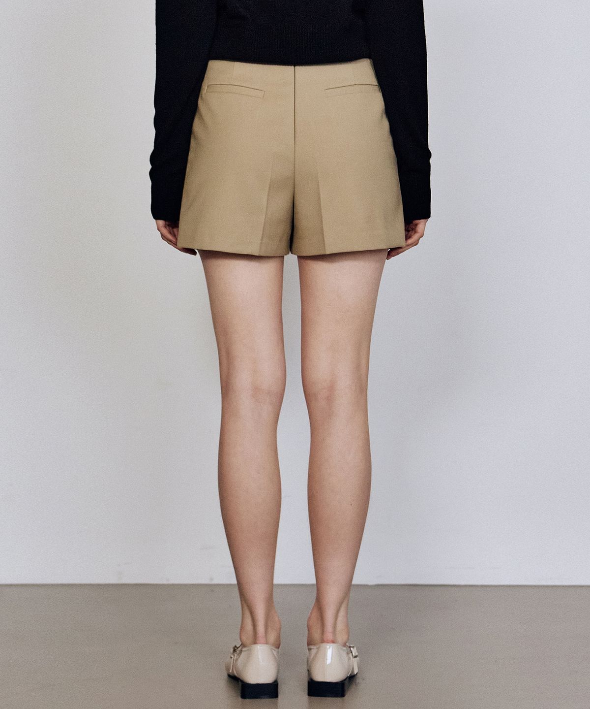 닉앤니콜(NICK&NICOLE) MICRO HALF PANTS_BEIGE