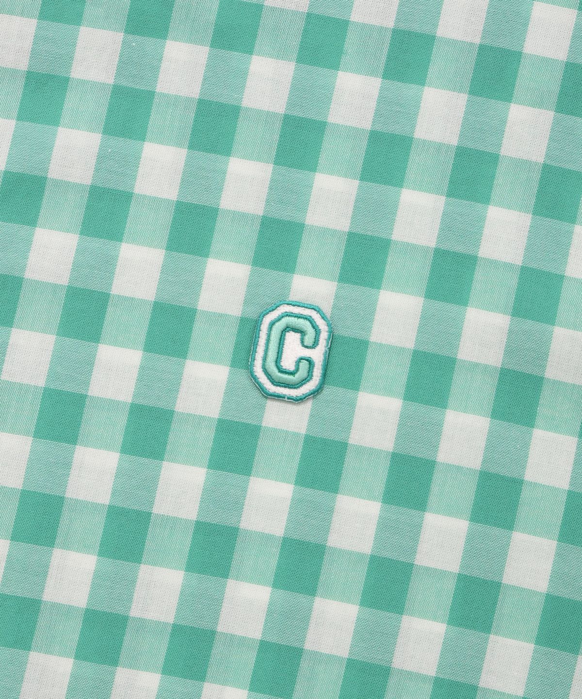 커버낫(COVERNAT) 깅엄 체크 셔츠 그린