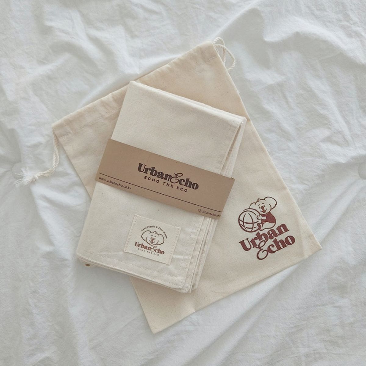 어반에코(URBANECHO) 휴대용/여행용 베개 커버