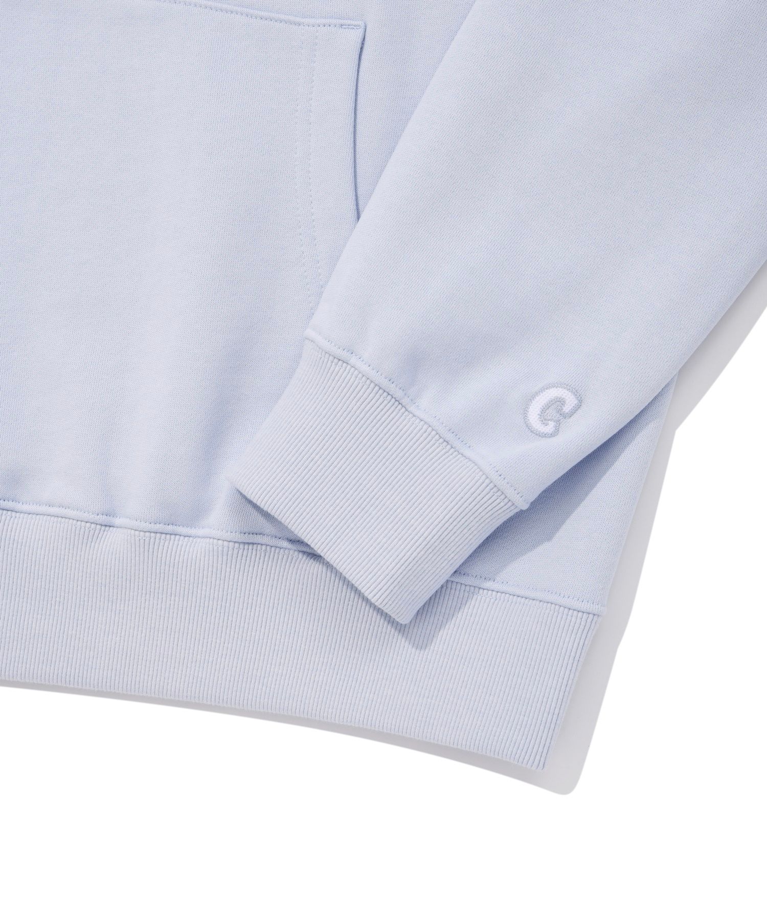 MUSINSA | COVERNAT Authentic Logo Hoodie Light Blue