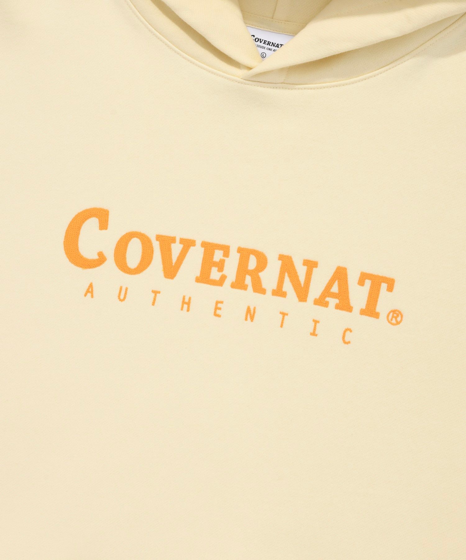 パーカー・フーディ COVERNAT Authentic Logo Hoodie Cream MUSINSA | COVERNAT Authentic Logo Hoodie Cream