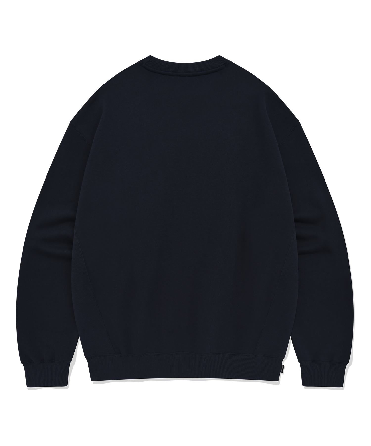 スウェット・トレーナー COVERNAT Small Authentic Sweatshirt 5SA132 MUSINSA | COVERNAT Small Authentic Logo Sweatshirt Navy