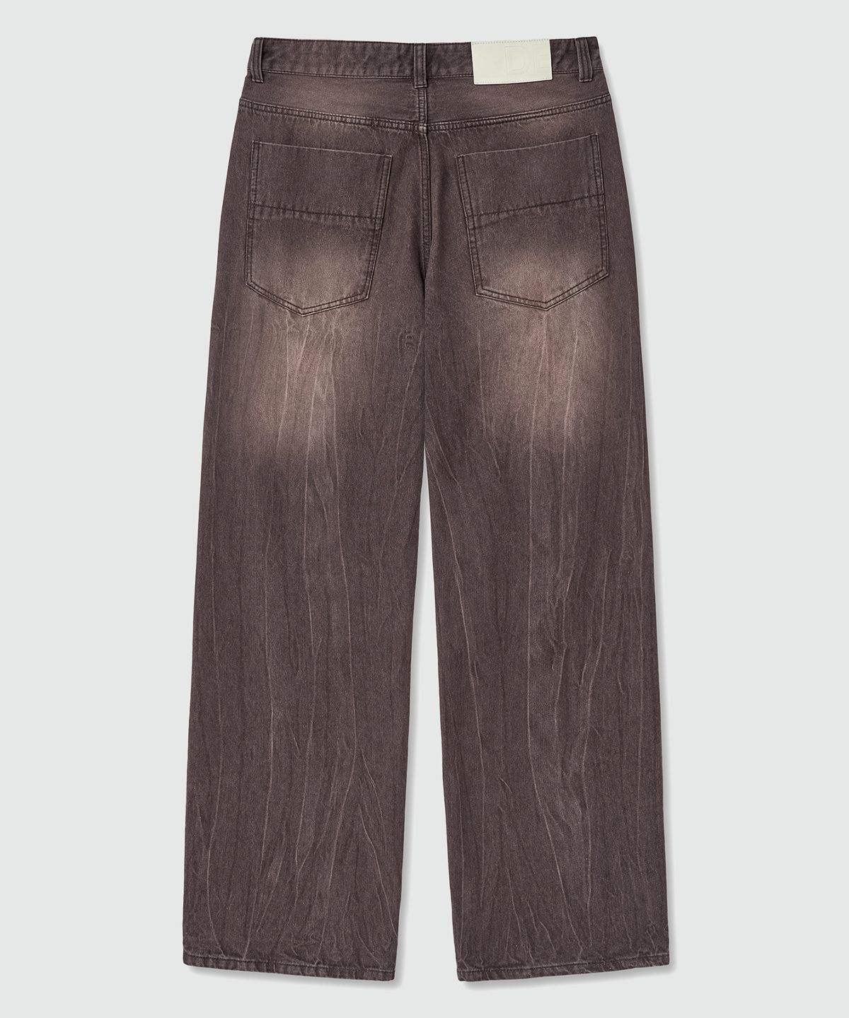 데케트(DECET) Mid Rise Wide Jeans DCPT027CRBrown